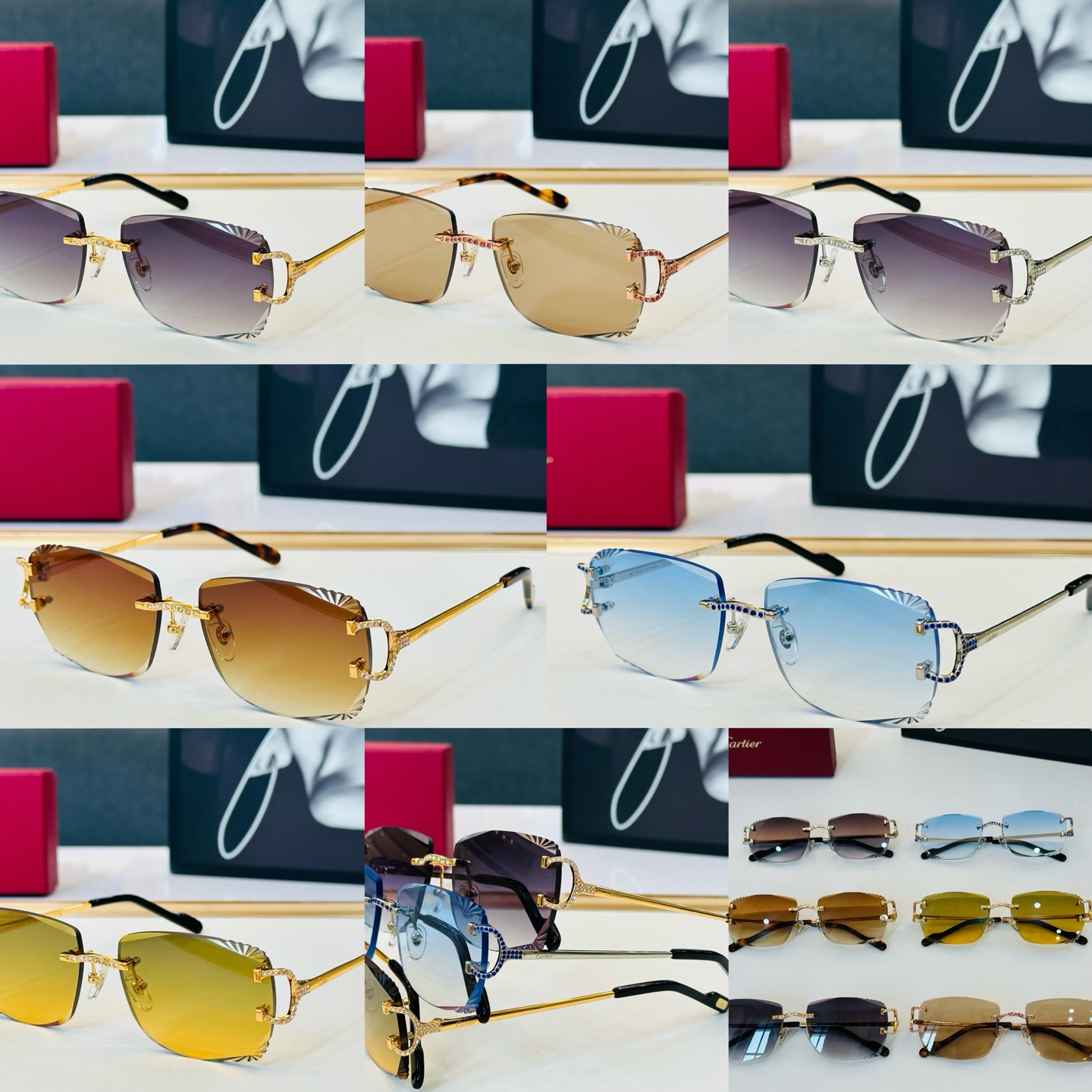 🆕 原版Cartie* 卡家 太阳镜 CT01834 Size：57口17-142 电镀工艺精湛大牌品 