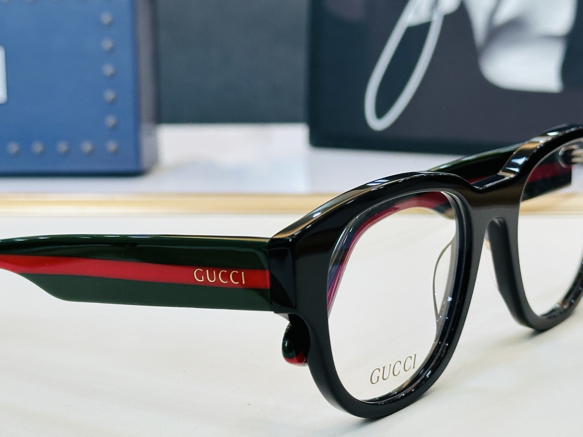 🆕 👏👏GUCC*👍古家GG1429OA Size：53口23-145 搭配镜框🔝一❤配光架