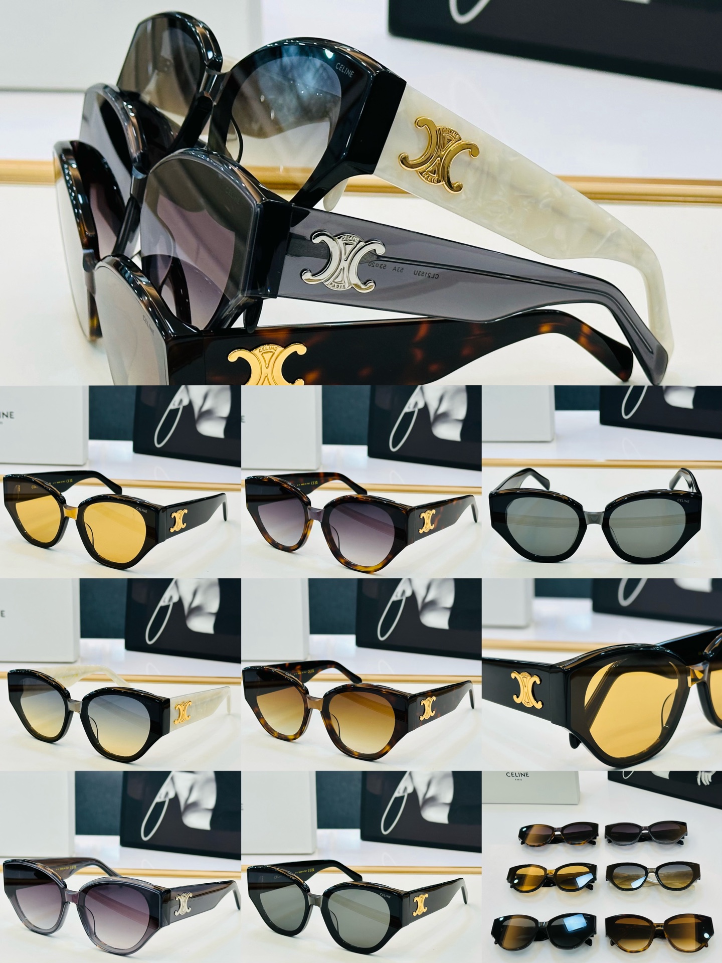 【CELINE】赛琳 CL2153U Size：53口20-145  一直热销的款式 欧美风 光泽度好 