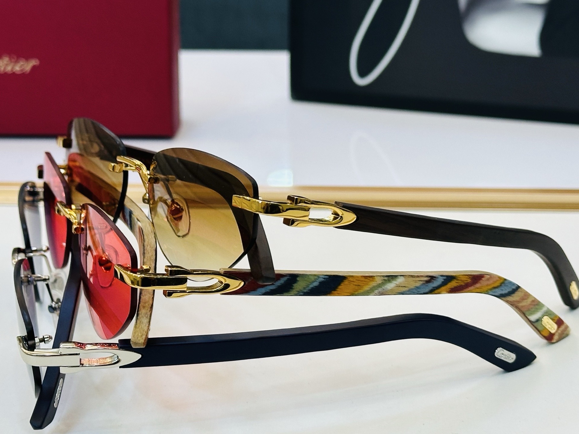 🆕 原版Cartie* 卡家 官网经典款 太阳镜 CT0580S Size：56口18-145 电镀工艺