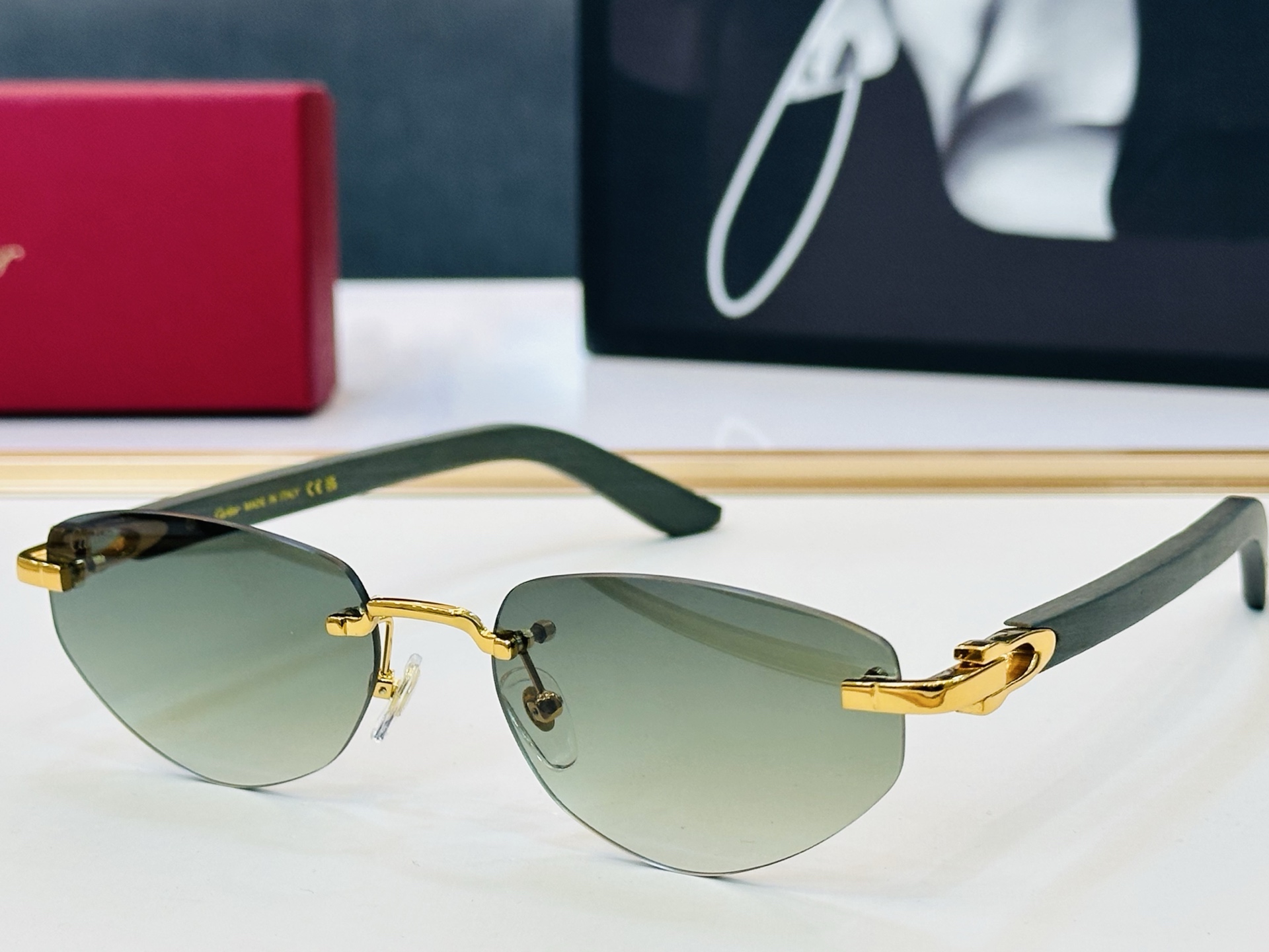 🆕 原版Cartie* 卡家 官网经典款 太阳镜 CT0580S Size：56口18-145 电镀工艺