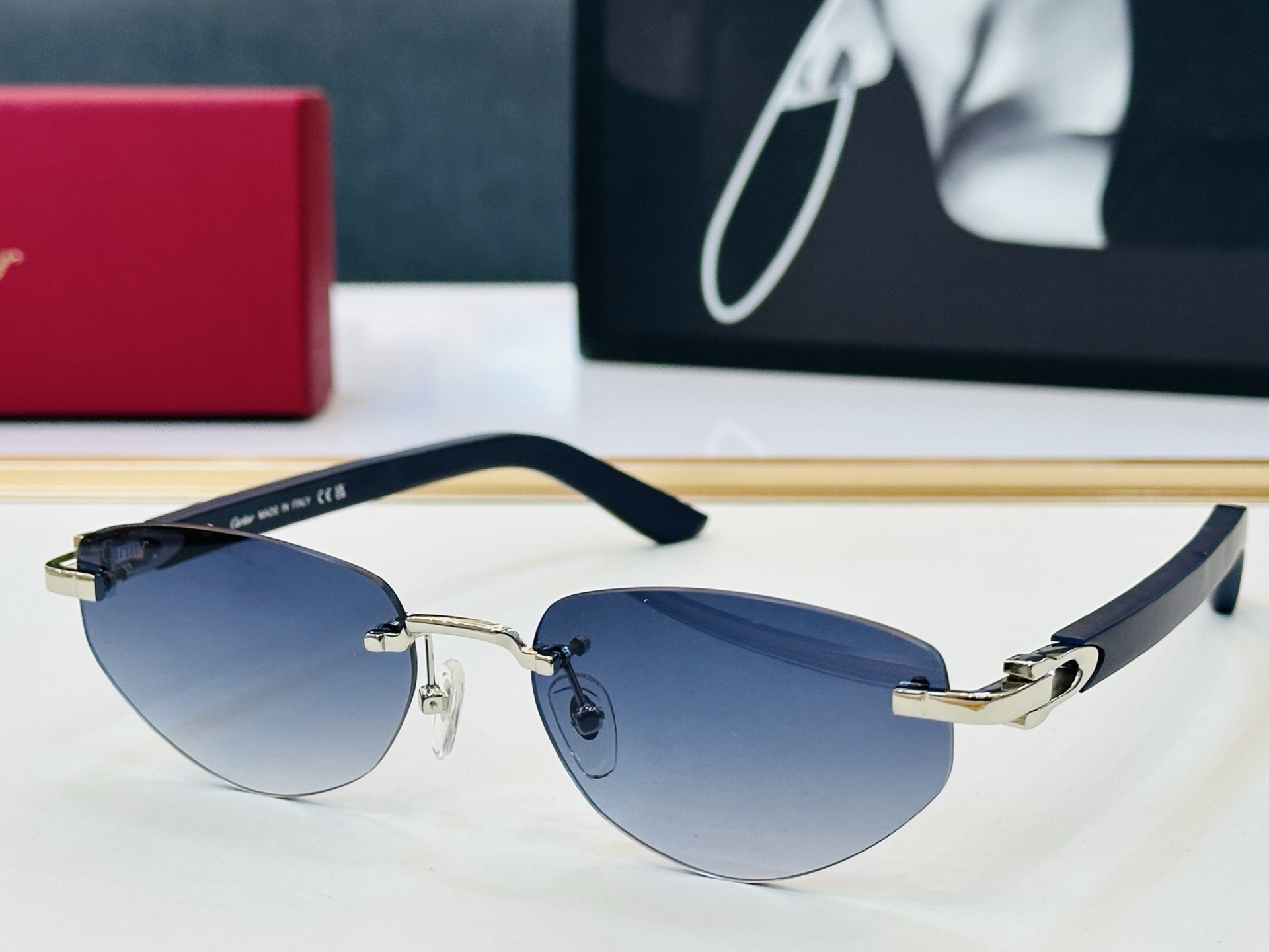🆕 原版Cartie* 卡家 官网经典款 太阳镜 CT0580S Size：56口18-145 电镀工艺