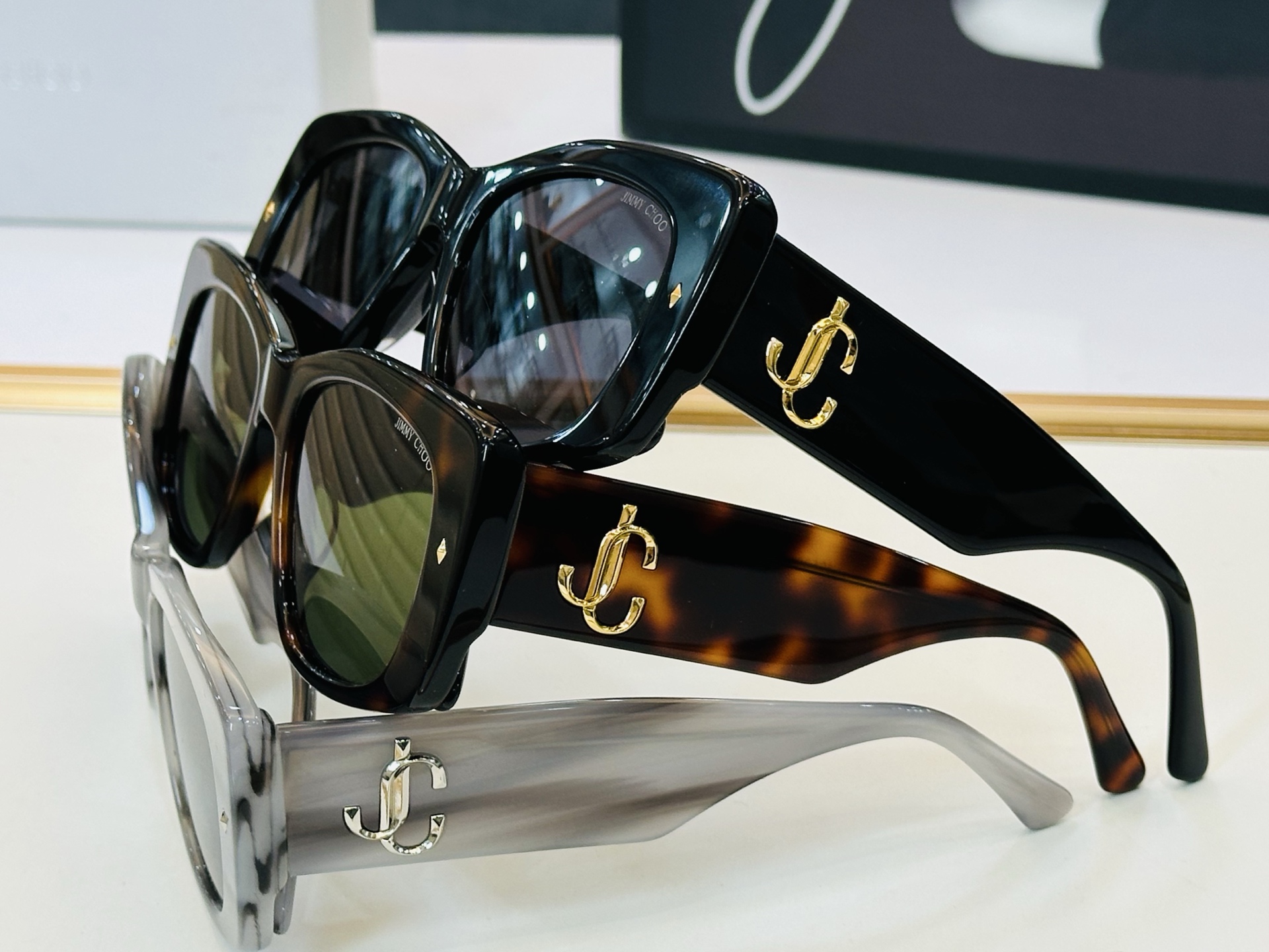 JIMMY CHO* 吉米家 JC5061U Size：54口18-142 新款 坚持一如既往最高品质 