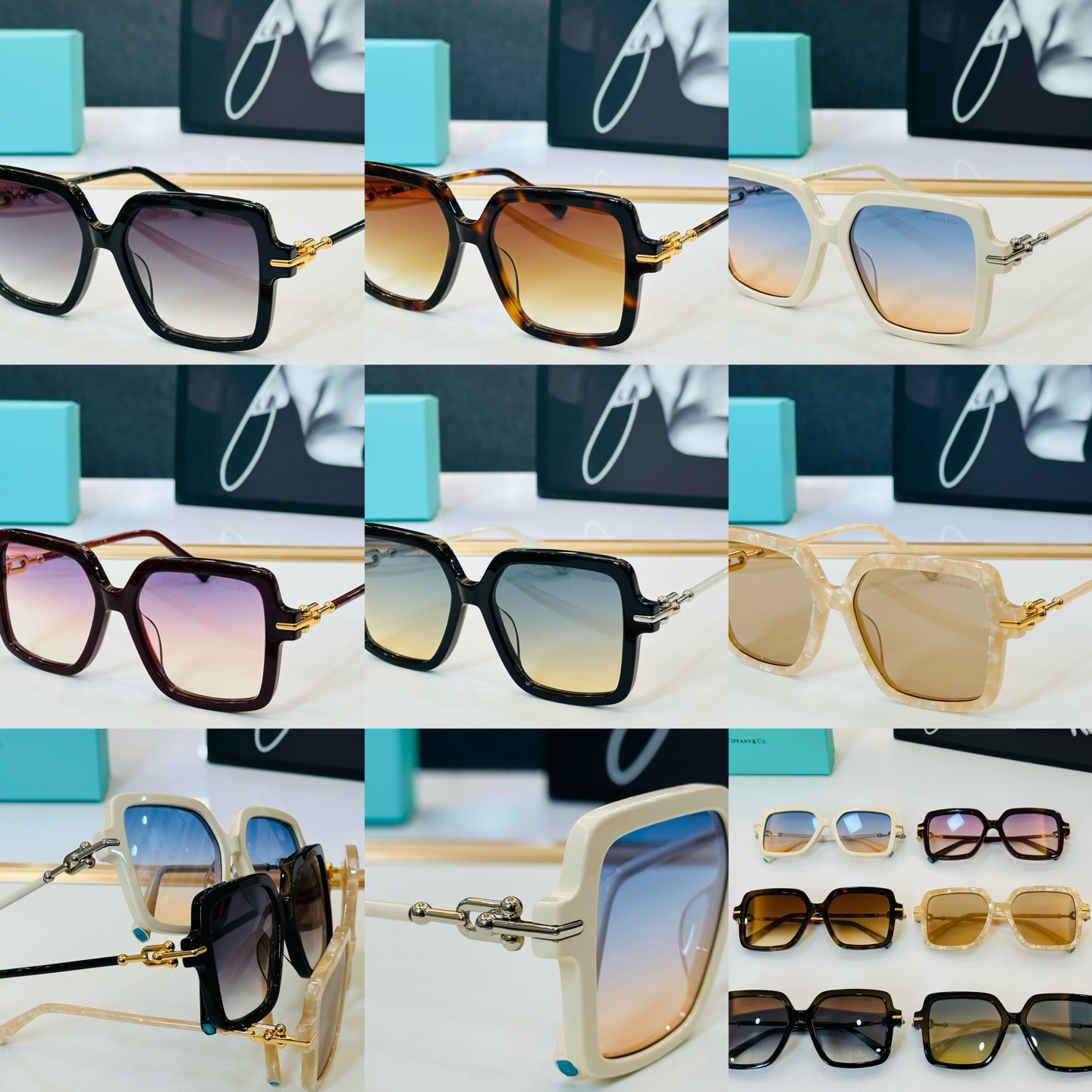 蒂芙家 Tiffany & CO. TF2034D Size：54口17-143 时尚太阳镜架 👍b多色