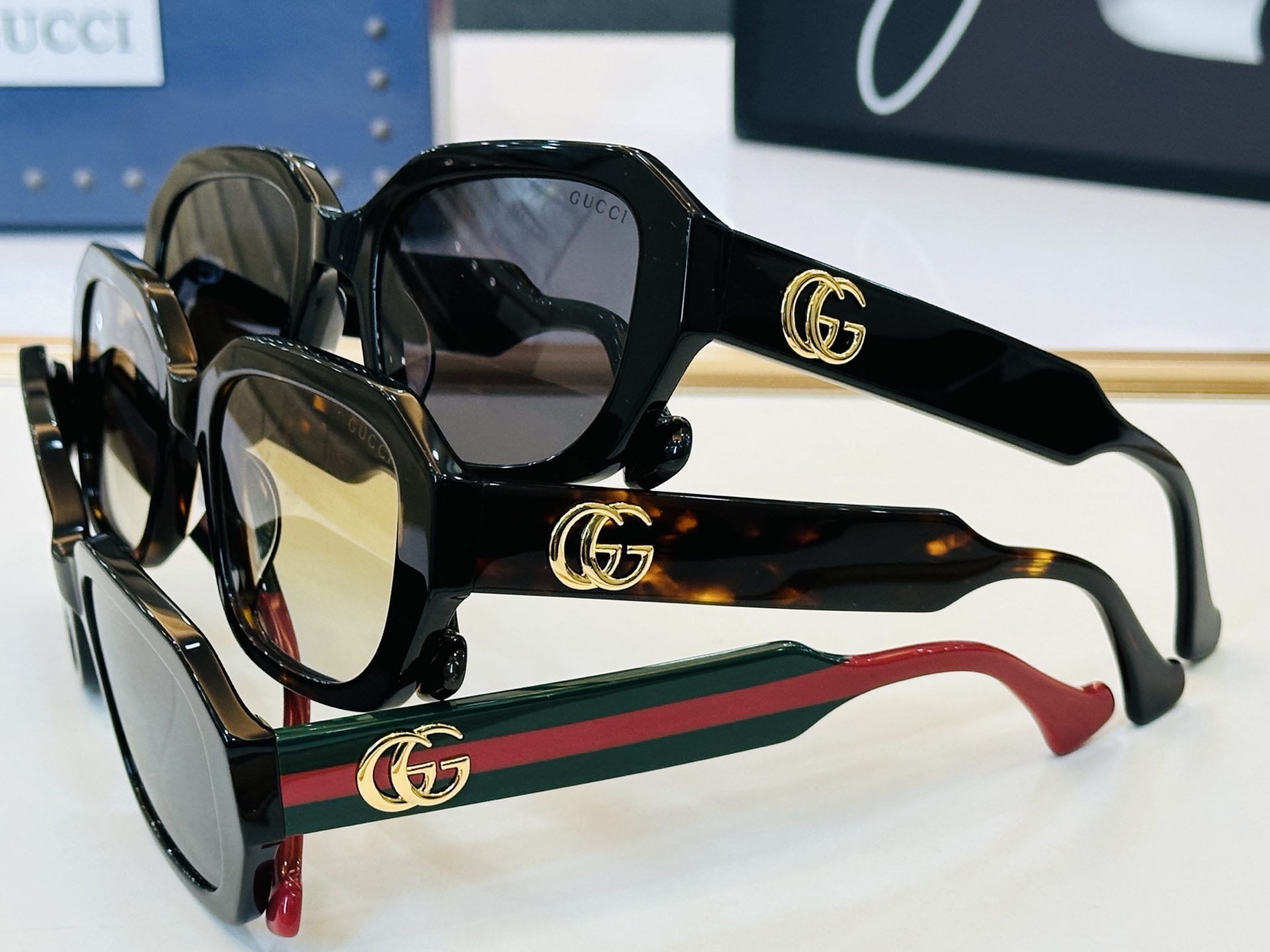 GUCC* 古家 GG1553S 🐝🐝系列 Size：54口21-145 🍁🍁G超绝品质 太阳镜🔥