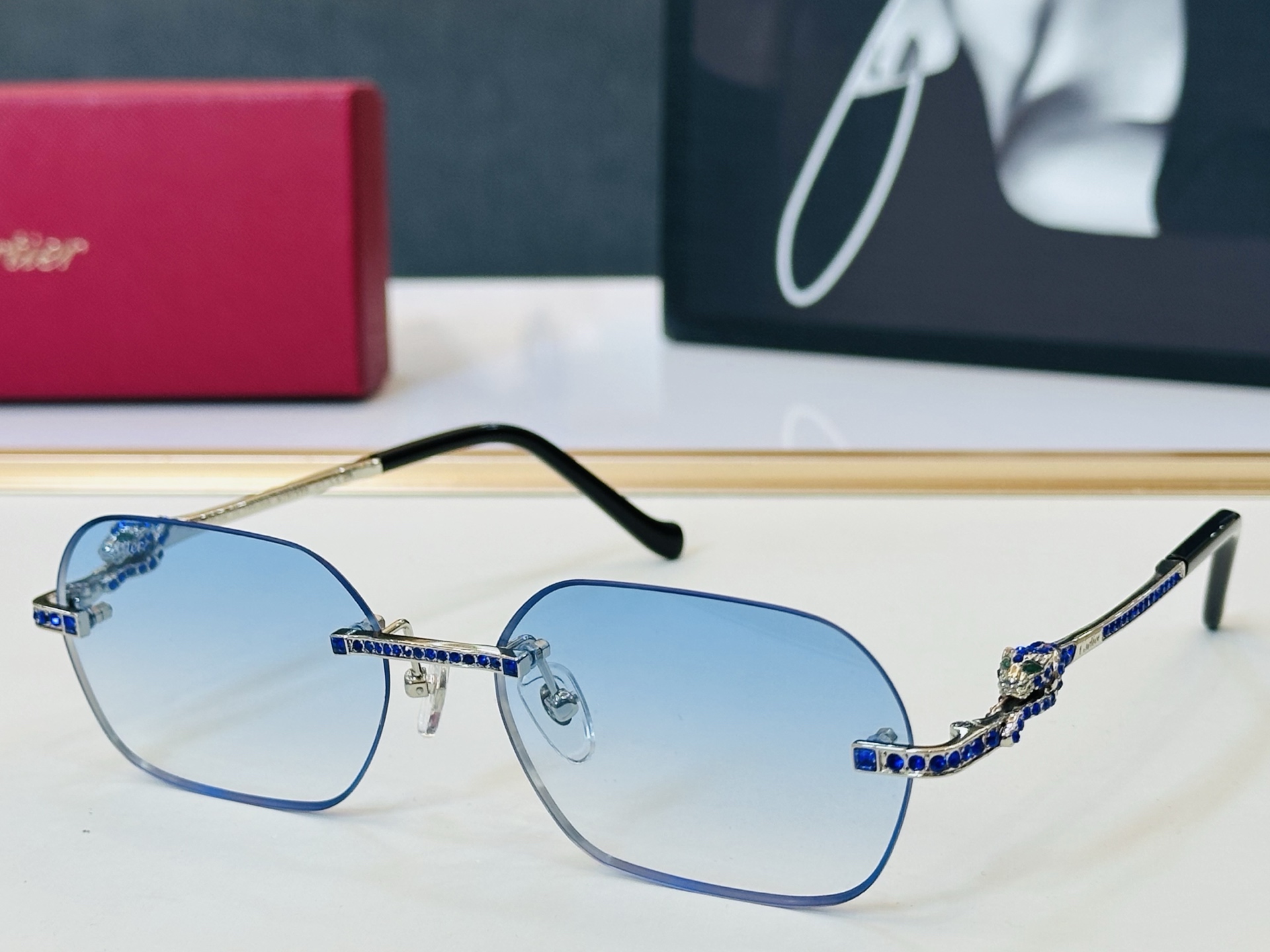 🆕 原版Cartie* 卡家 官网经典款 太阳镜 CT0726S Size：58口18-143 电镀工艺