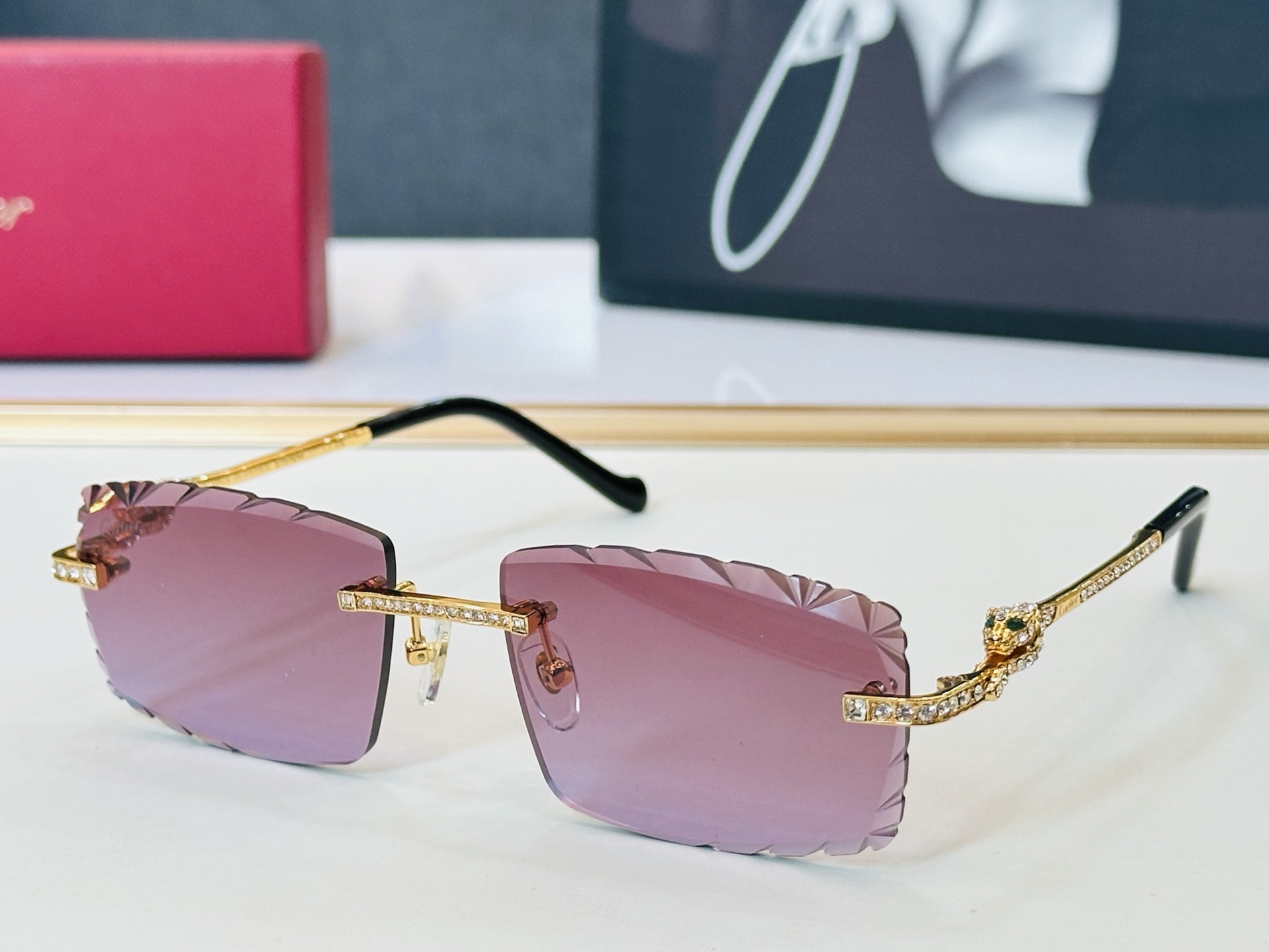 🆕 原版Cartie* 卡家 官网经典款 太阳镜 CT0724S Size：58口18-143 电镀工艺