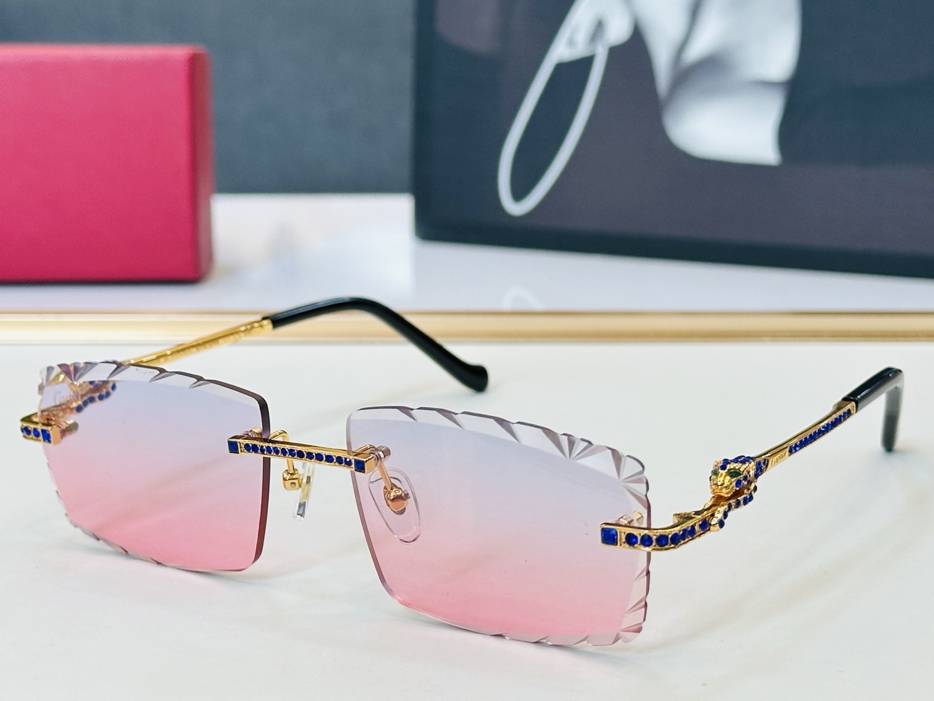 🆕 原版Cartie* 卡家 官网经典款 太阳镜 CT0724S Size：58口18-143 电镀工艺