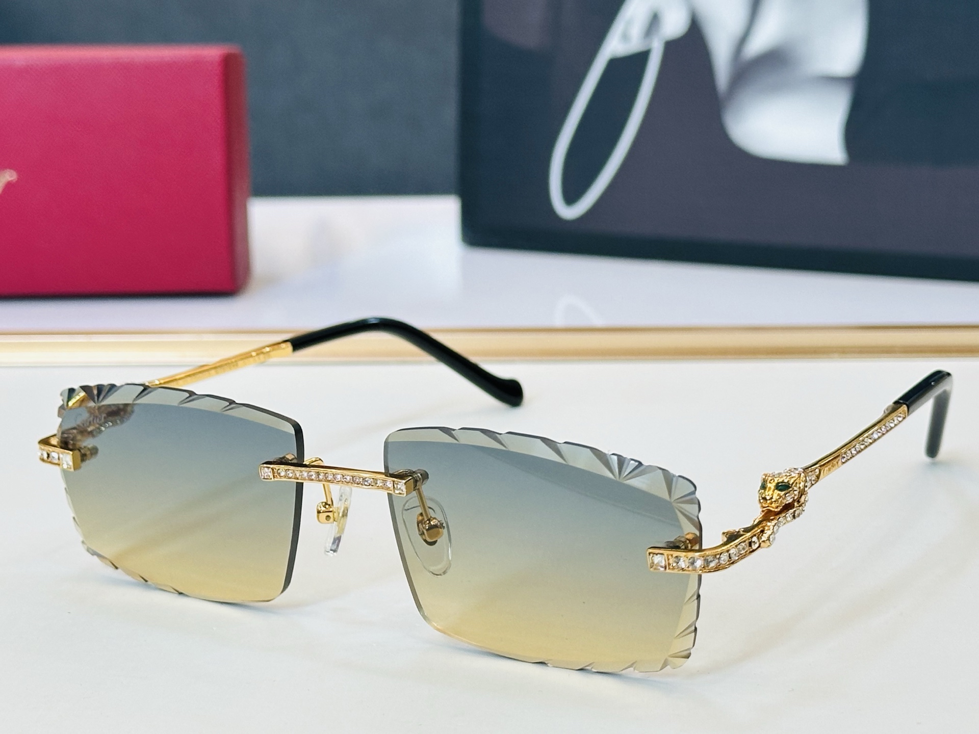 🆕 原版Cartie* 卡家 官网经典款 太阳镜 CT0724S Size：58口18-143 电镀工艺