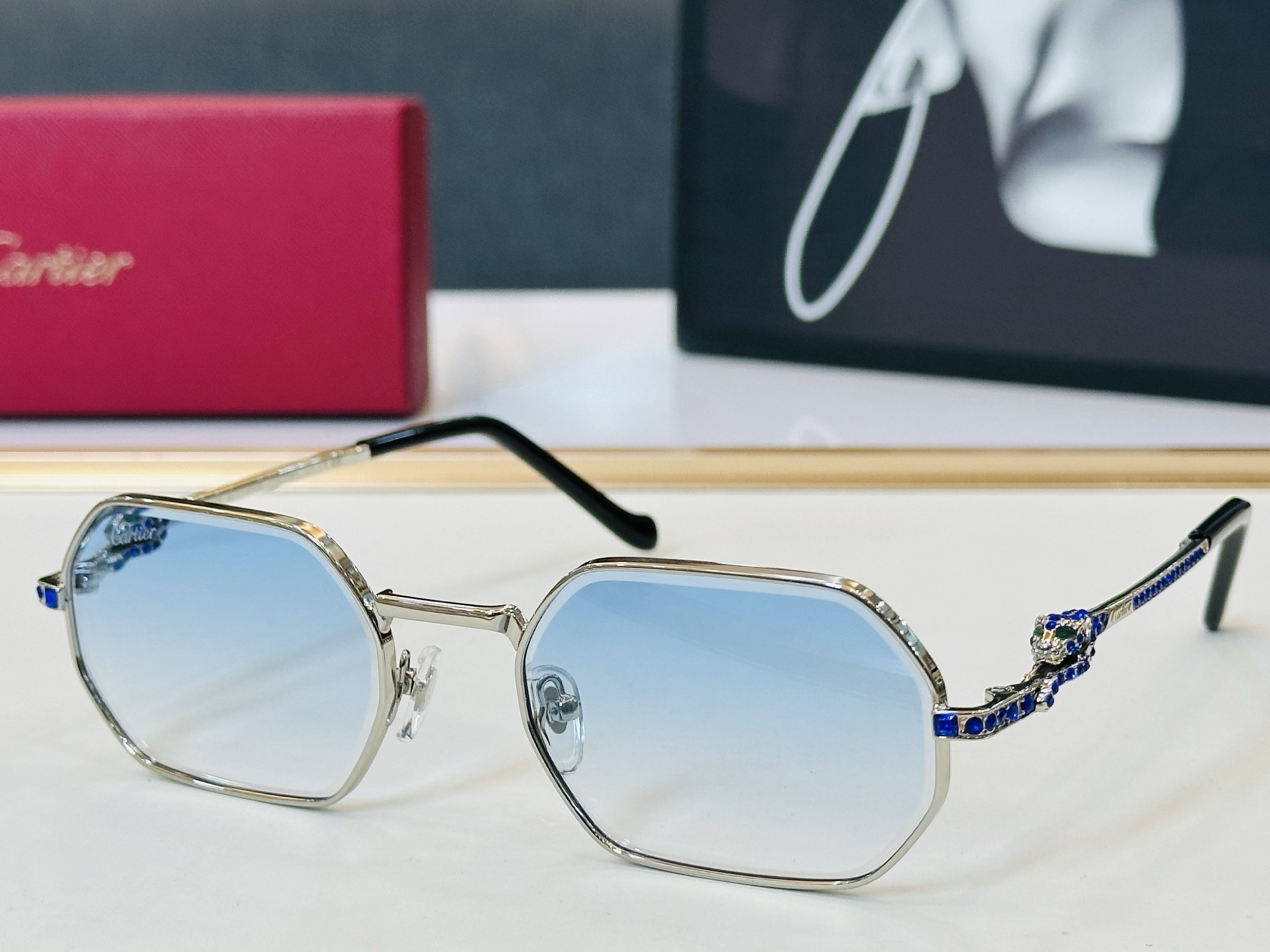 🆕 原版Cartie* 卡家 官网经典款 太阳镜 CT0728S Size：56口21-143 电镀工艺
