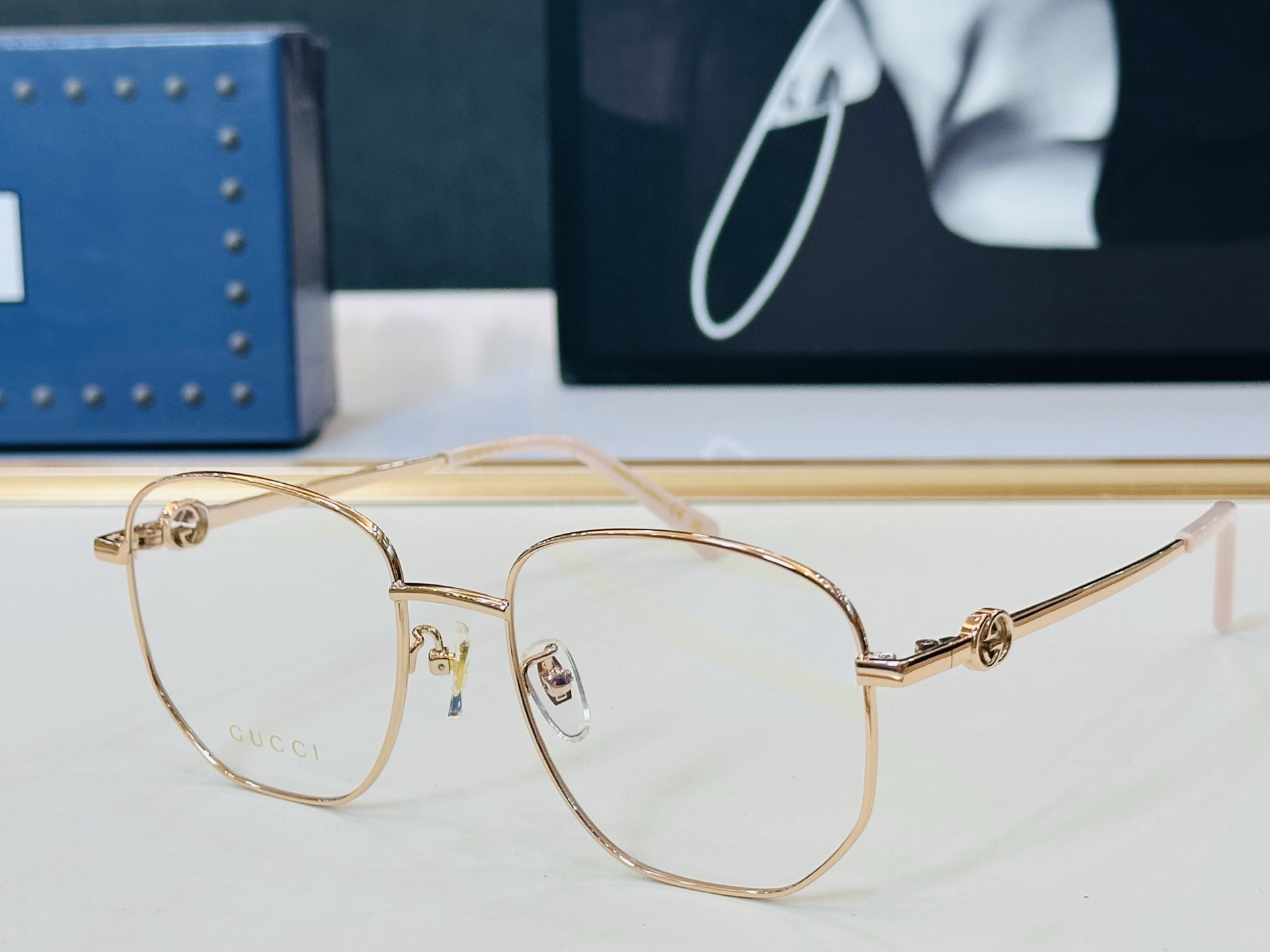 🔺GUCC*🔻 古家GG2146OA Size：54口19-145 女士款 搭配镜框🔝🔝B时尚靓丽 个性
