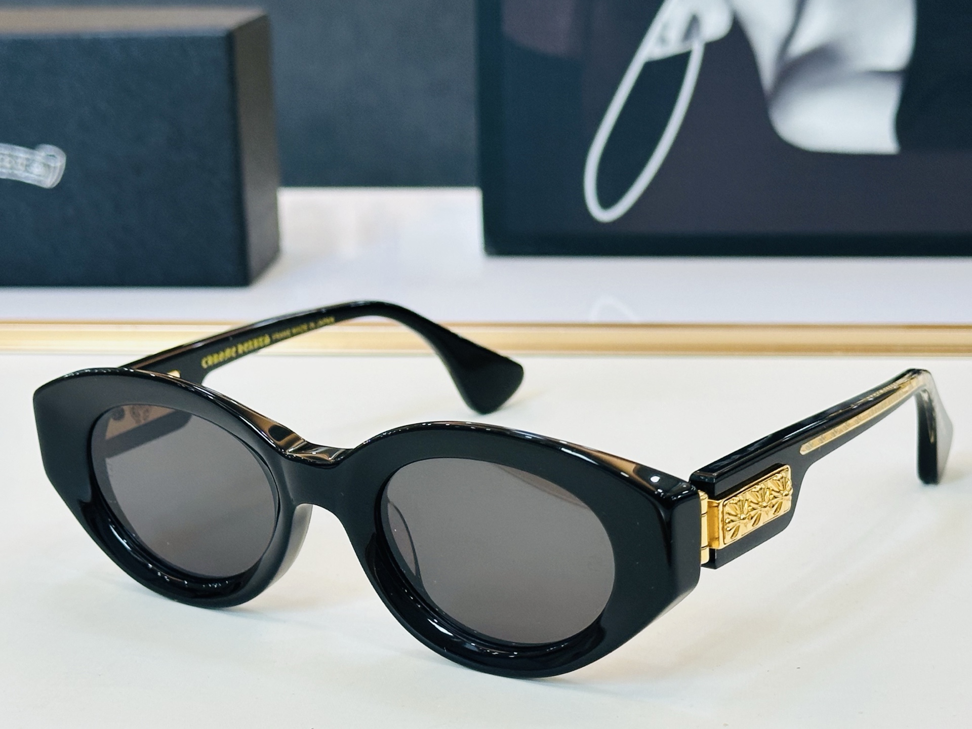 NO:827535,Chromeheart VAJAMMIN Size 49 mouth 22-139 Exquisite thick gold two-color plating L Excellent texture Glasses, sunglasses, sunglasses, glasses, chrome hearts, chrome hearts, loewe19860909Chromeheart 克罗家 VAJAMMIN Size49口22-139 精致厚金双色电镀 L 质感超赞 眼镜墨镜太阳镜,眼镜,chrome hearts,chrome hearts,loewe,glasses