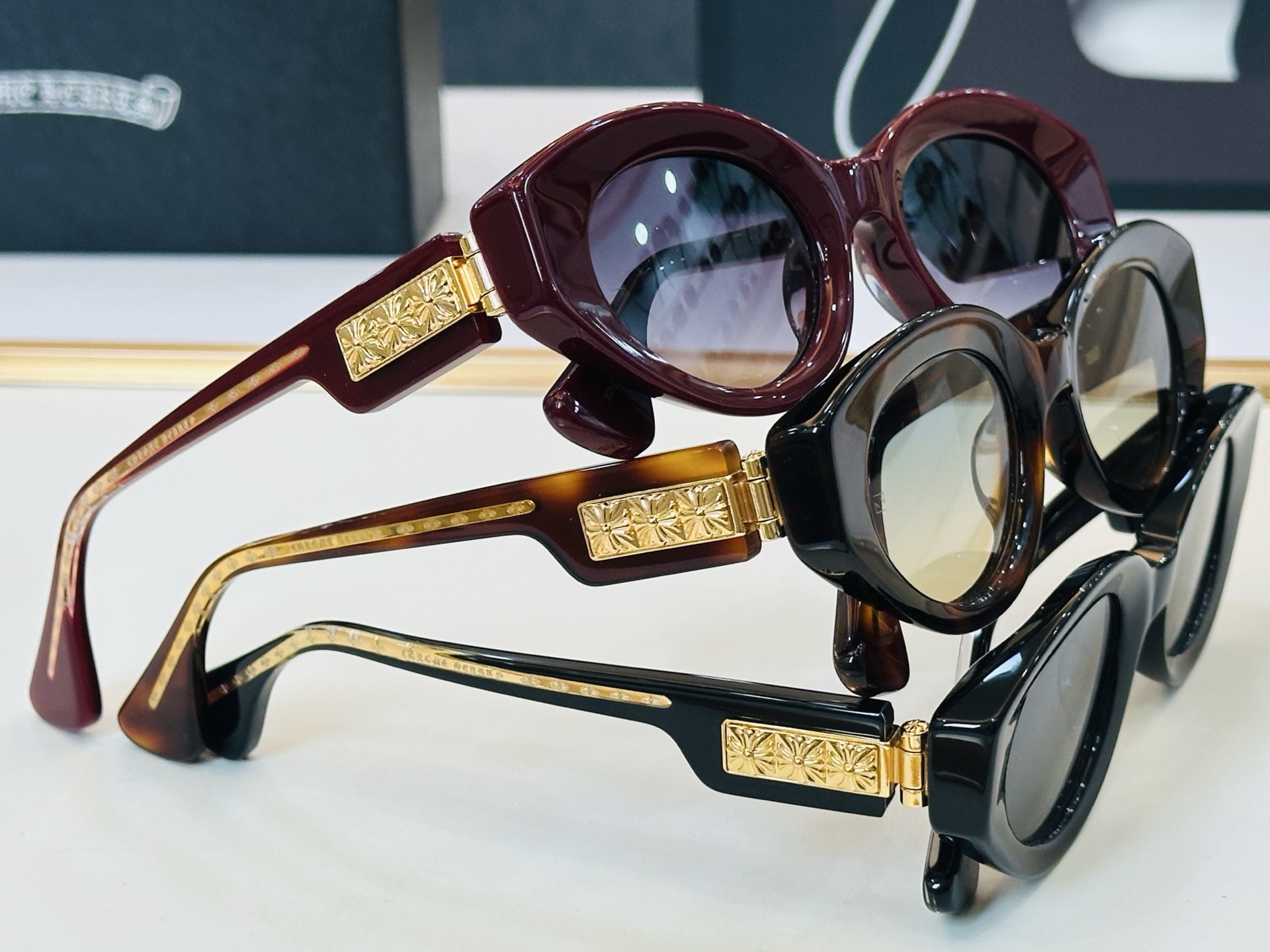 Chromeheart 克罗家 VAJAMMIN    Size：49口22-139 精致厚金双色电镀 