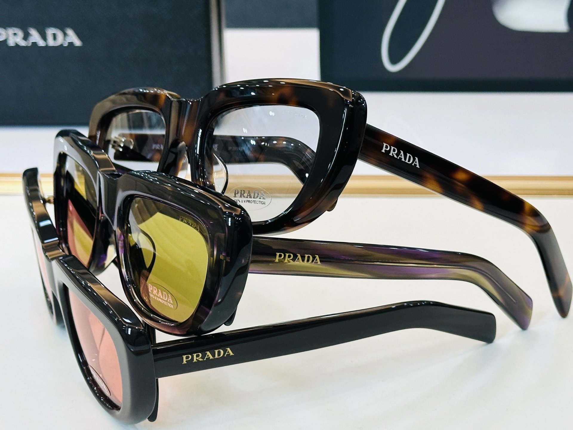🔺PRAD*🔻普家 SPR D07-F Size：54口19-140 眼镜系列堪称精湛制作 👍H太阳镜 