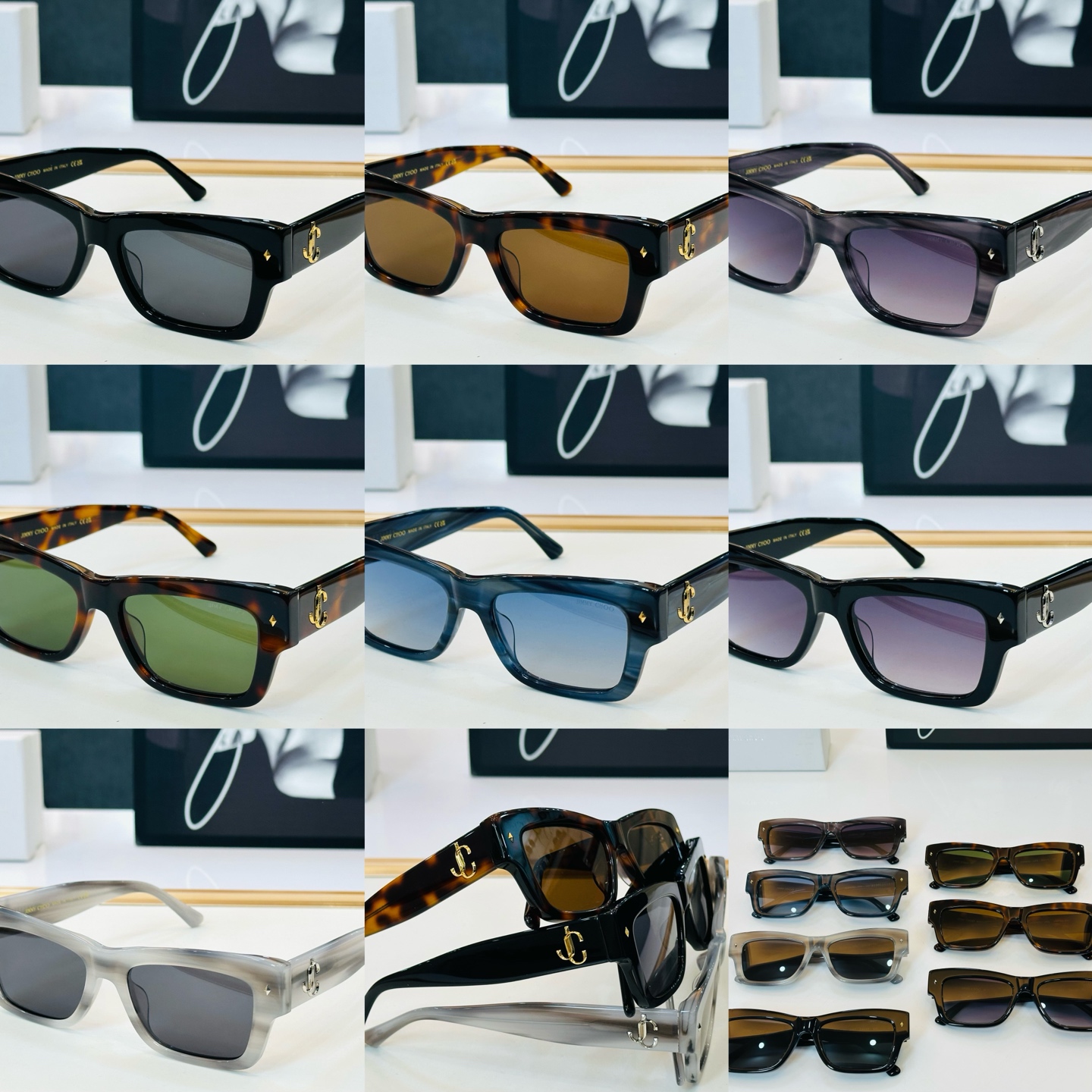 JIMMY CHO* 吉米家 JC5063U Size：54口18-145 新款 坚持一如既往最高品质 