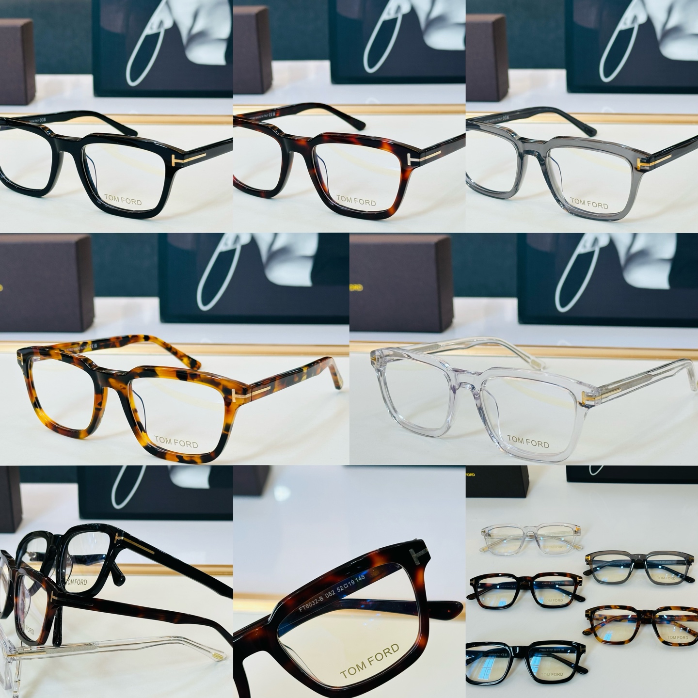 🆕款 TOM FORD🏇汤姆家 MODEL: FT6032-B size：52口19-145  😍L时尚