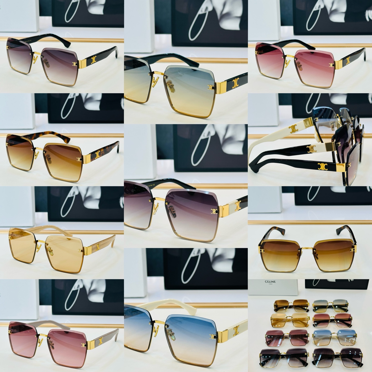 CELINE】赛琳 CL40237  Size：62口18-140 一直热销的款式，欧美风 光泽度好  