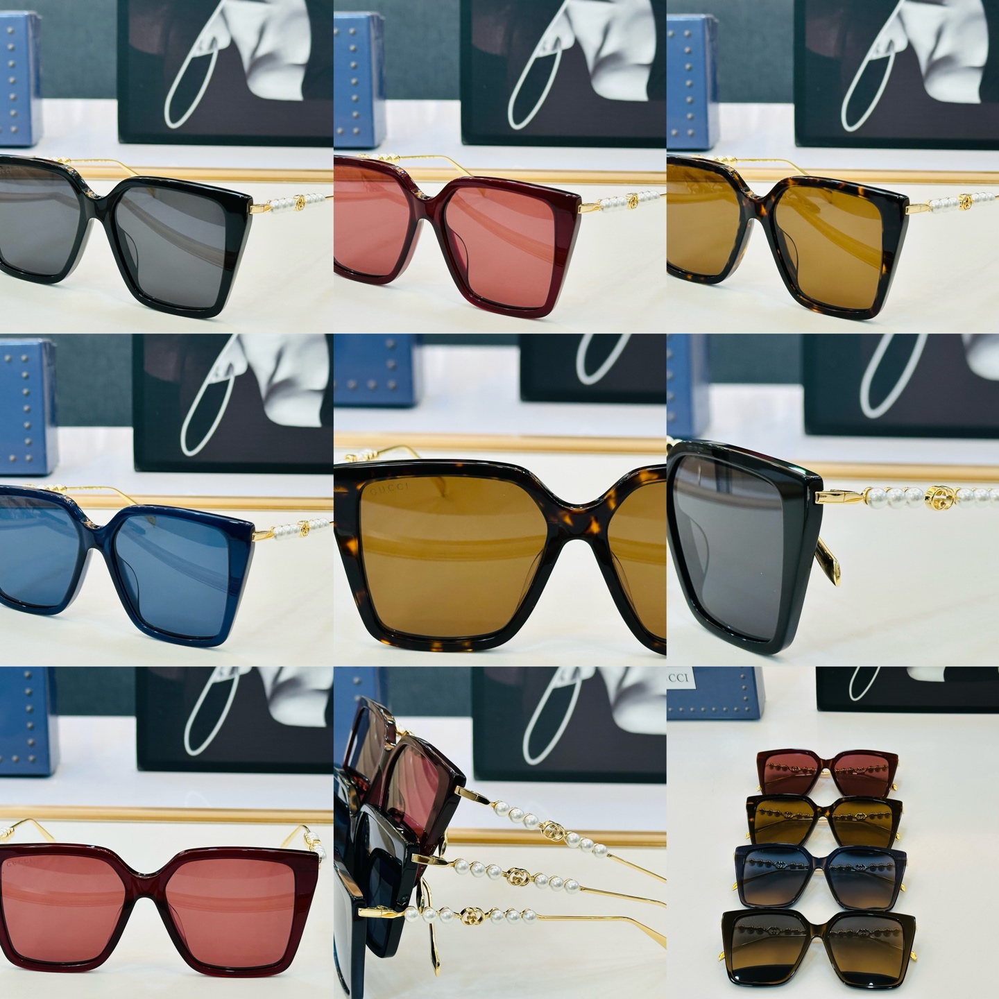 GUCC* 古家 GG1967S 🐝🐝系列 Size：52口17-140 🍁🍁 W超绝品质 🔥