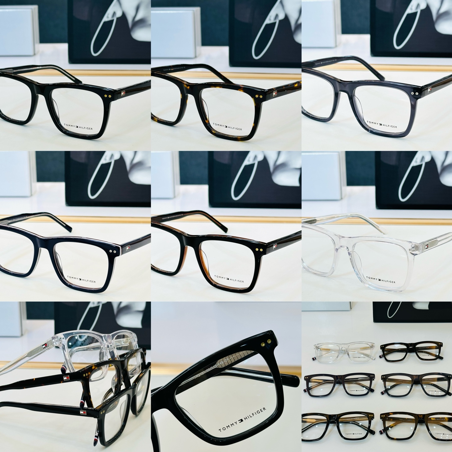 官网同步发售TOMMY HILFIGER 板材框 TH2131   SIZE：53口19-145 H简单