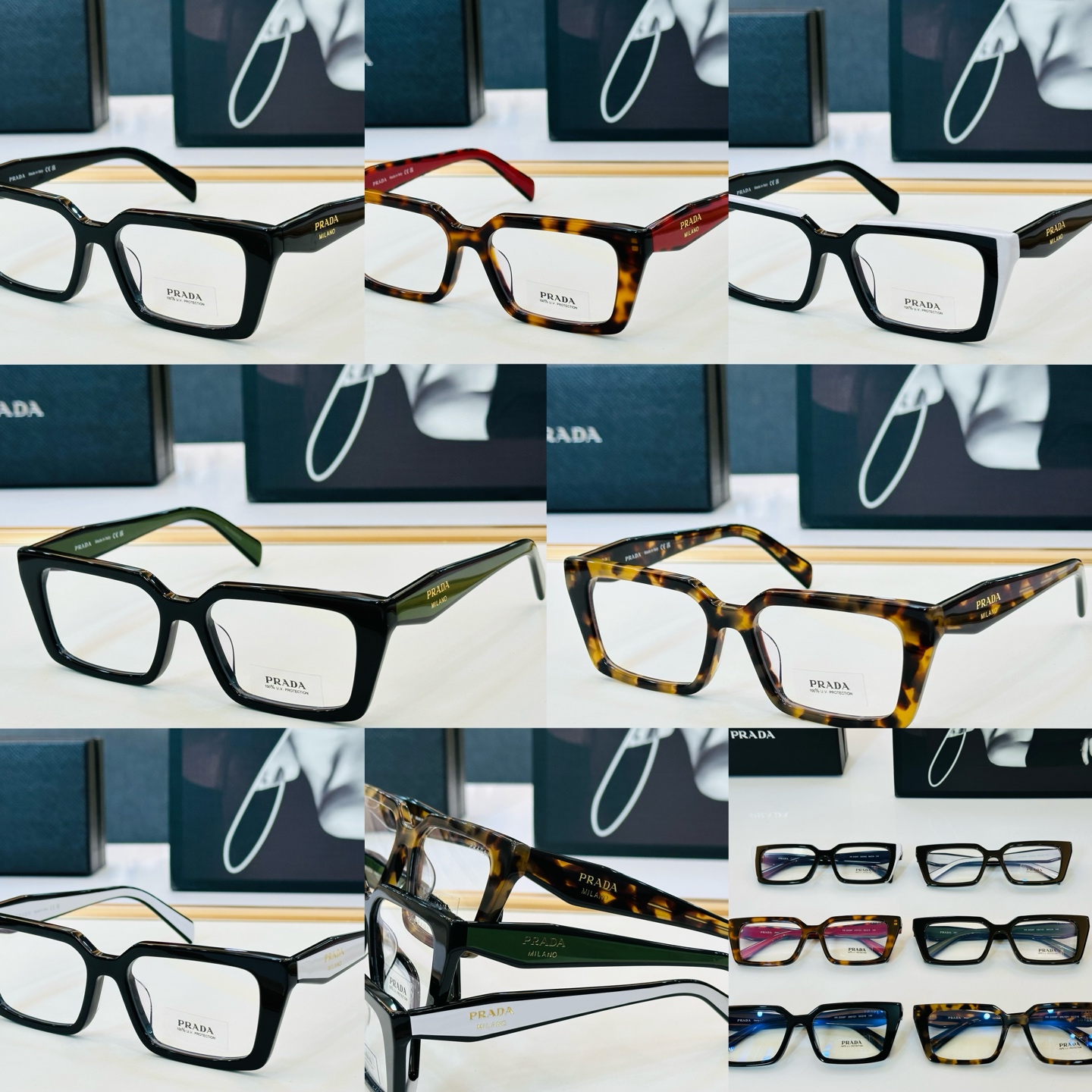 🔺PRAD*🔻普家 PR D05SF Size：55口18-140  眼镜系列堪称精湛制作 彰显独特个 