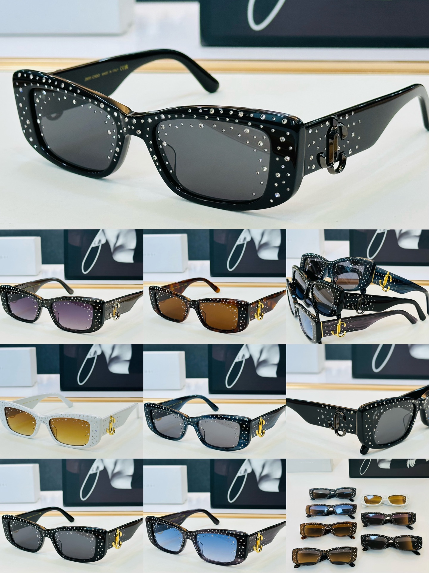JIMMY CHO* 吉米家 JC5020 Size：55口18-145 新款 坚持一如既往最高品质 百