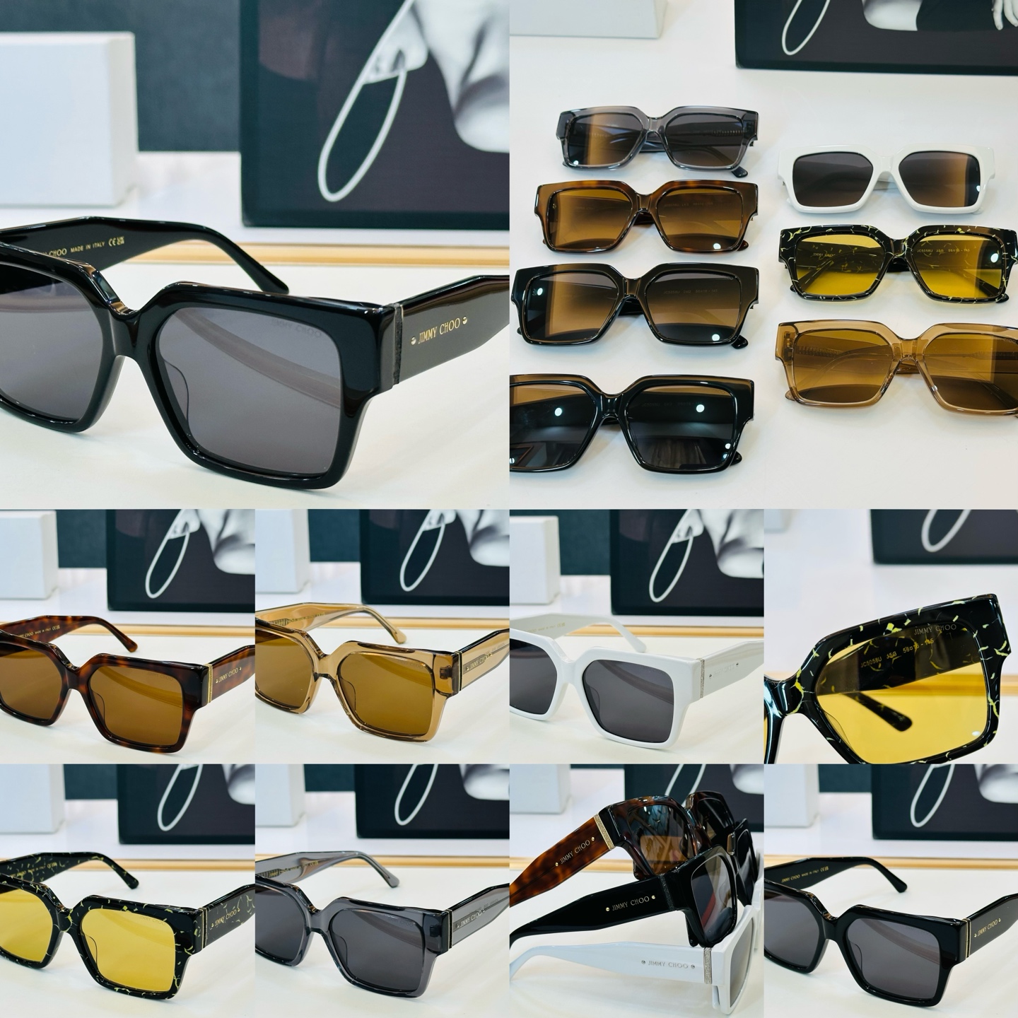 JIMMY CHO* 吉米家 JC5058U Size：56口16-145 新款 坚持一如既往最高品质 