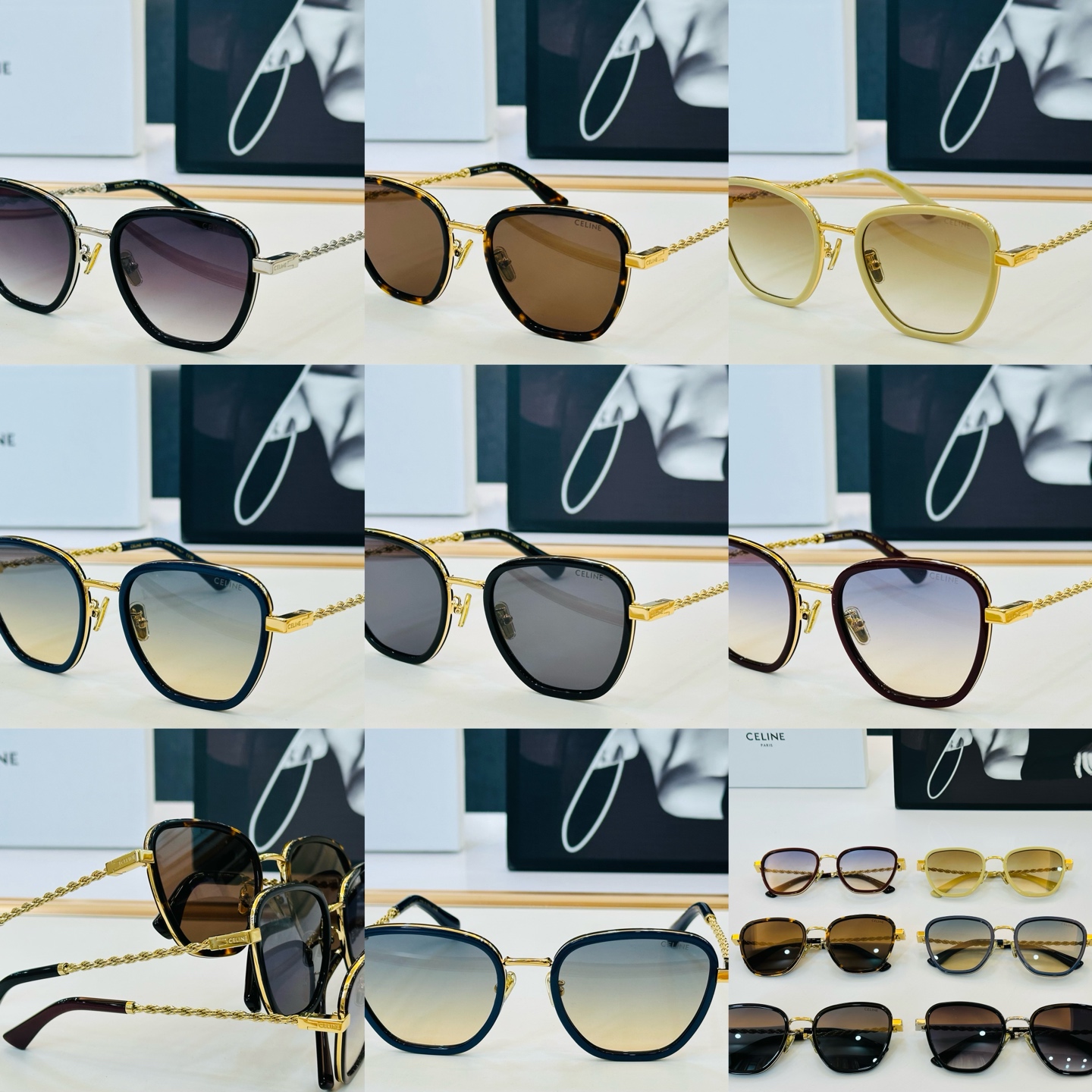 【CELINE】赛琳 CL42125U  Size：56口22-145 一直热销的款式 欧美风 光泽度好