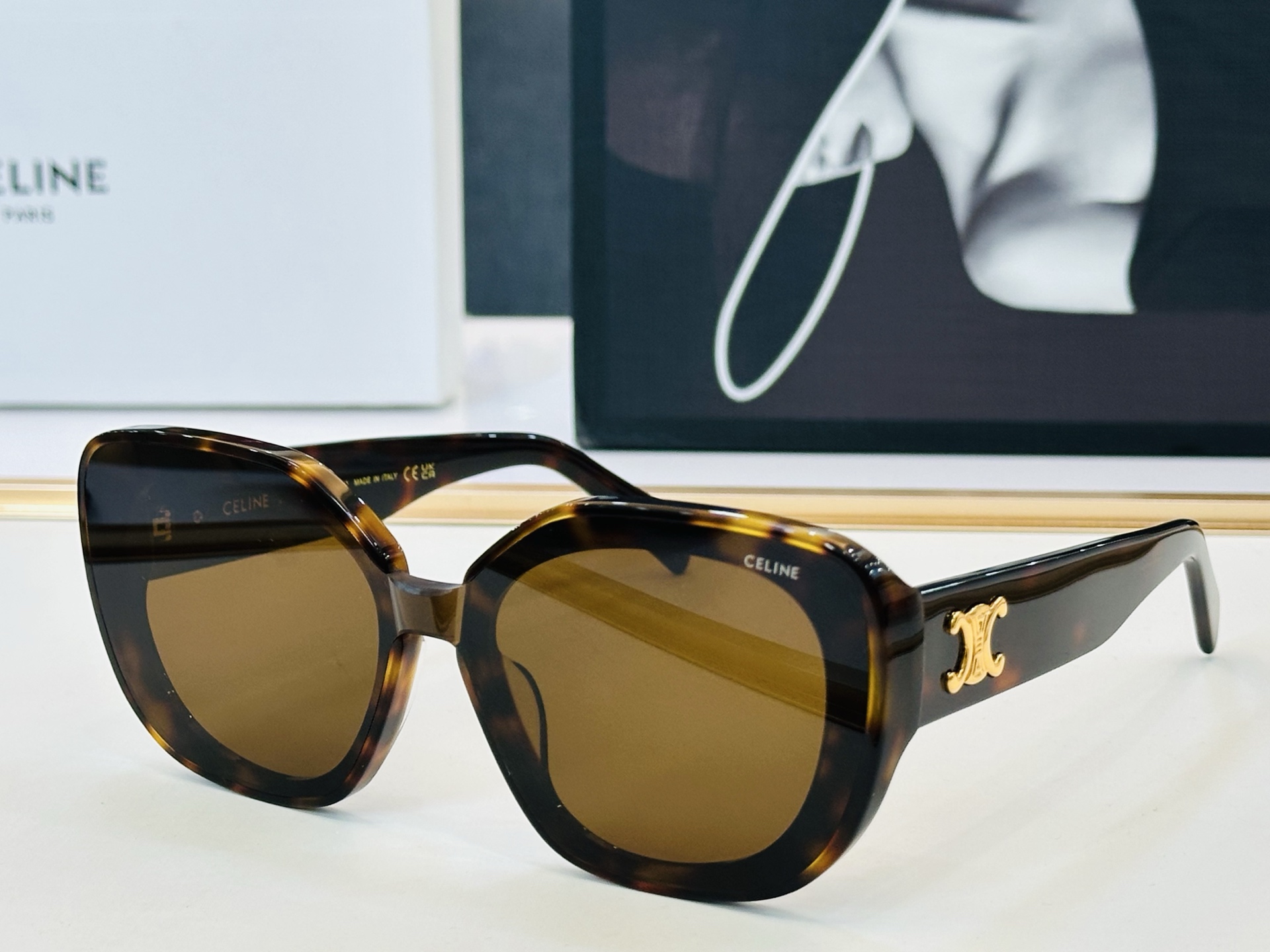 【CELINE】赛琳 CL2169U Size：54口20-145 一直热销的款式，欧美风 光泽度好  