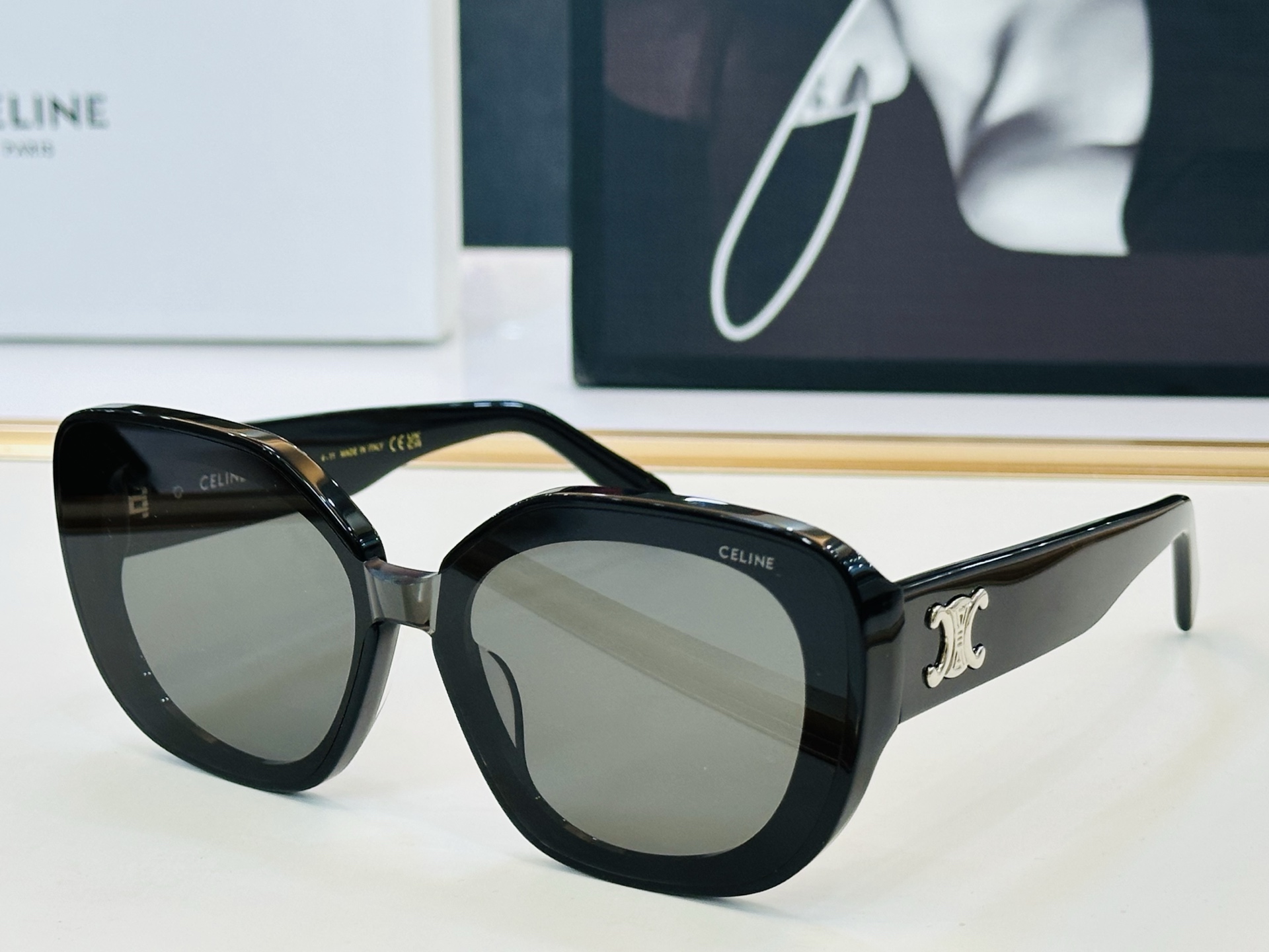 【CELINE】赛琳 CL2169U Size：54口20-145 一直热销的款式，欧美风 光泽度好  
