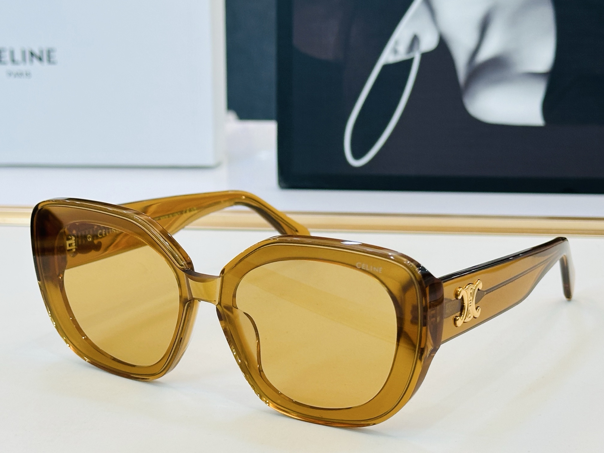 【CELINE】赛琳 CL2169U Size：54口20-145 一直热销的款式，欧美风 光泽度好  