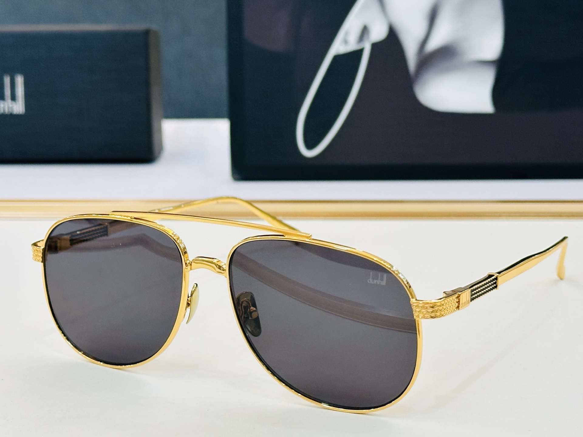 NO:866120,DUNHIL*Dunxilu MODELDU02255 bm SIZE59 mouth 15-145 glasses, sunglasses, sunglasses, glasses19860909DUNHIL*登*喜路 MODELDU02255 bm SIZE59口15-145 眼镜墨镜太阳镜,眼镜,glasses