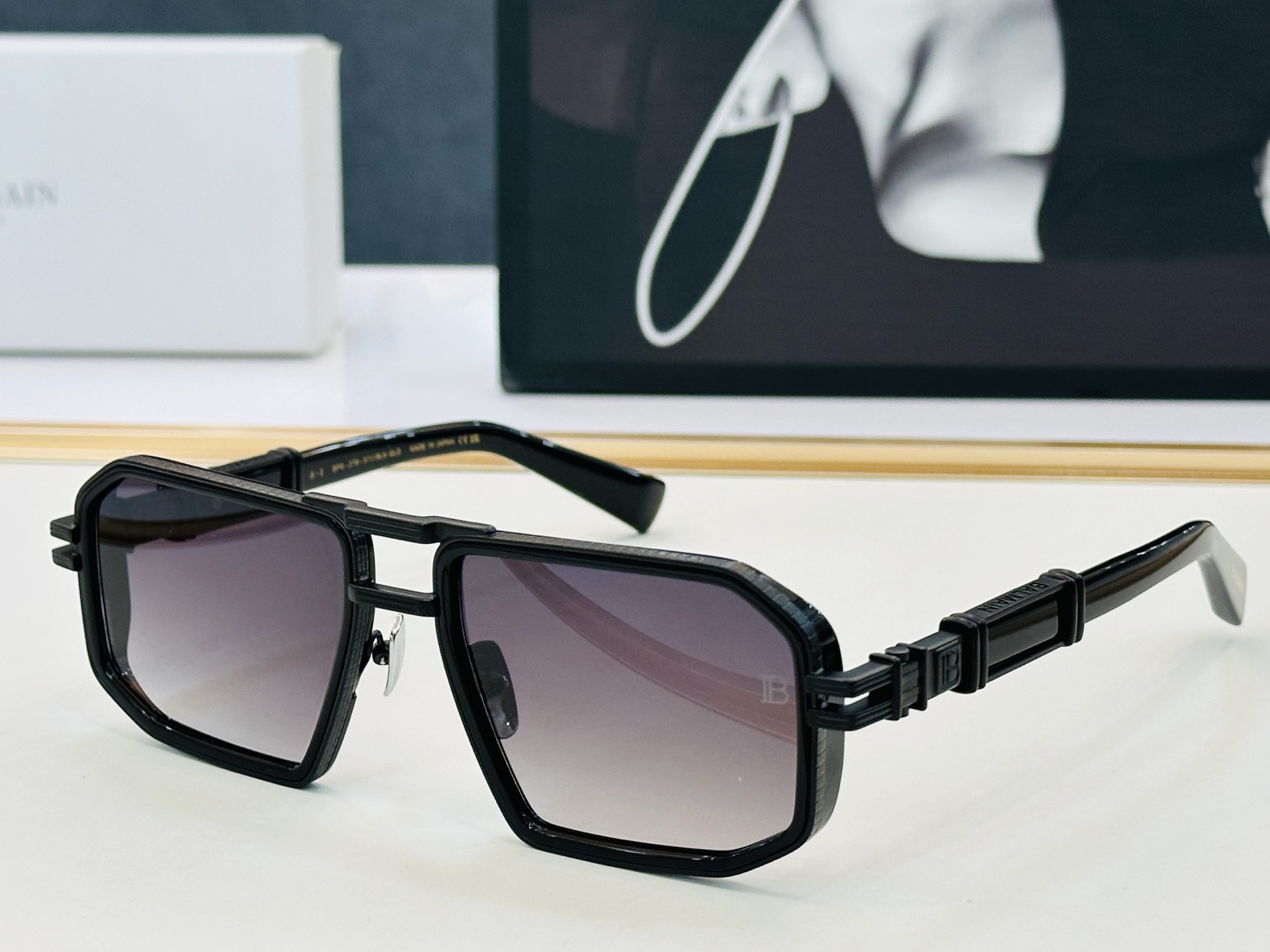 NO:866142,Balmain Balmain BPS-278 men's and women's sunglasses, blue film inside, Size 57, 19-145, unique logo, K high quality, glasses, sunglasses, sunglasses, glasses, balmain, balmain19860909Balmain巴尔曼BPS-278 男女款太阳镜 内镀蓝膜 Size57口19-145 标志独特 K高品质 眼镜墨镜太阳镜,眼镜,balmain,balmain,glasses