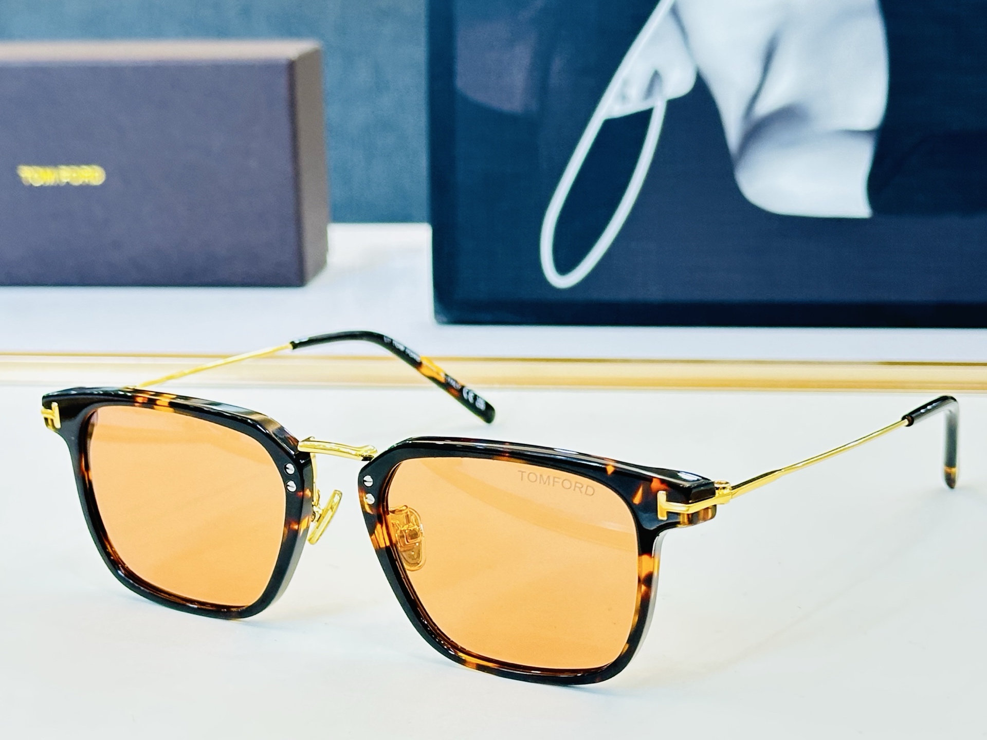 🎉TOM FOR*🎉汤姆家  Model: FT1042  Size：52口21-145 时尚框 👓 一