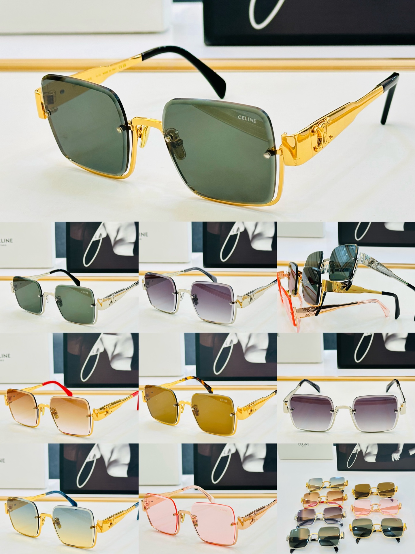 【CELINE】赛琳 CL42133U Size：53口21-145  一直热销的款式 欧美风 光泽度好