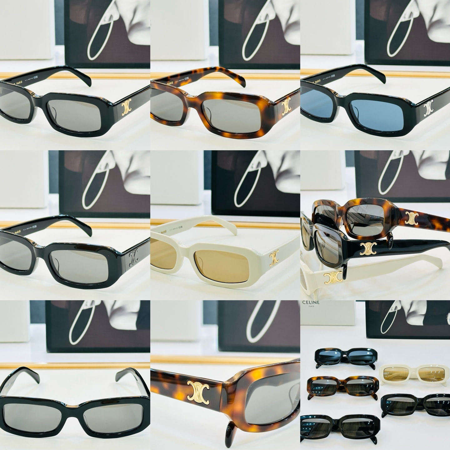 【CELINE】赛琳 CL40335U Size：52口19-145 一直热销的款式，欧美风 光泽度好 