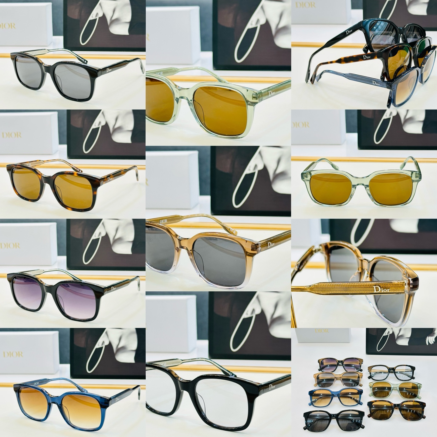 🔻🔻🔻DIO* CDICon S1I 迪家 Size：48口20-145  😎🔆🔥🔥搭配镜腿精致配饰 F