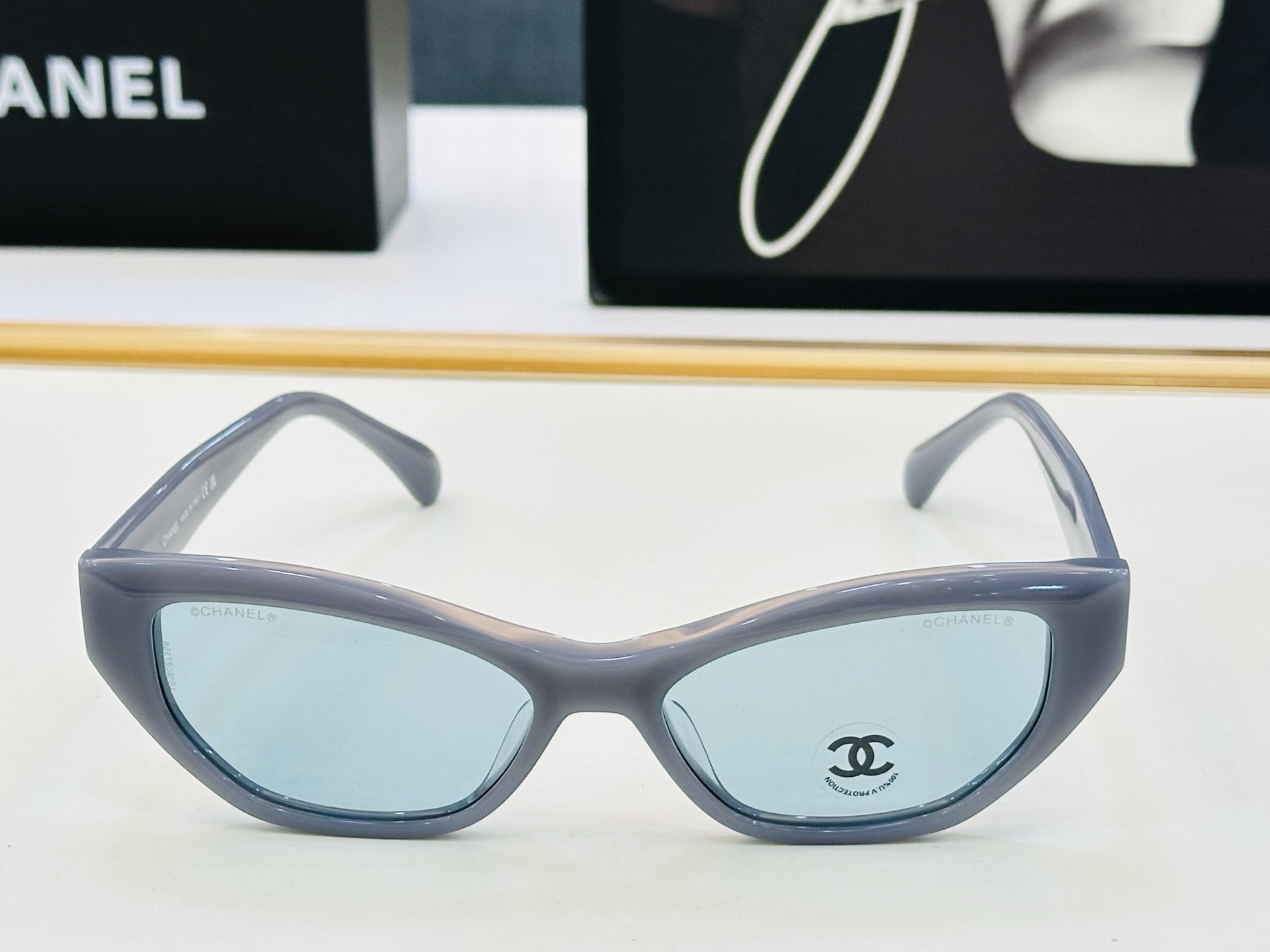 CHANE*香家  CH71785  SIZE：52口18-140  潮流爆款 太阳镜 😍😍高品质 F网