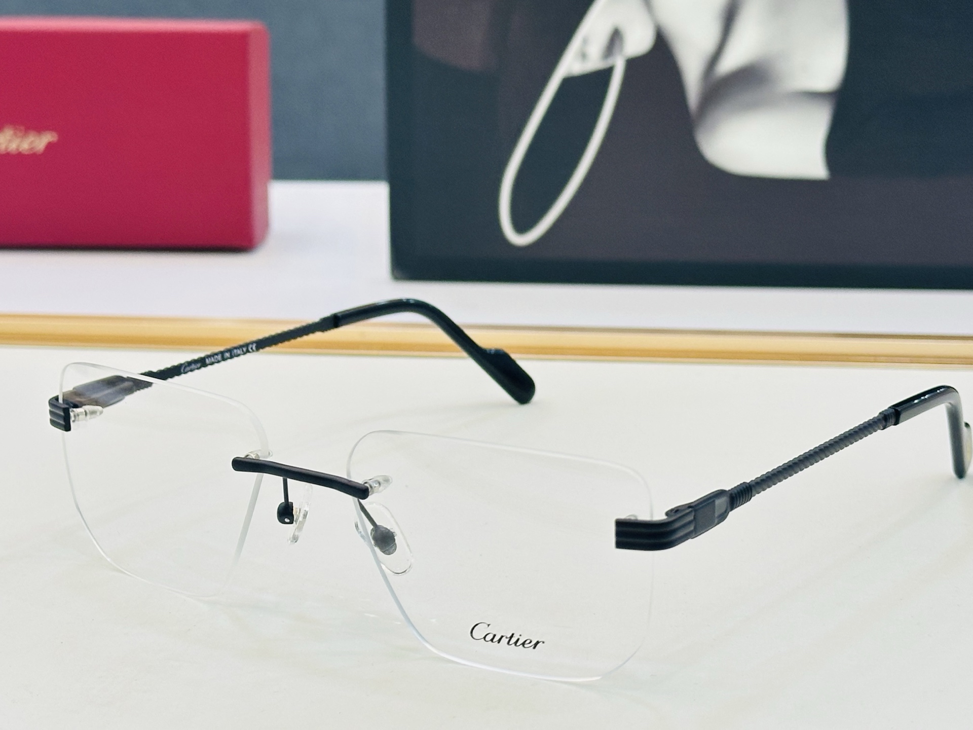 Cartier-卡家 ✨CT0548S Size：56口19-145 不挑脸型 简约大气 时尚休闲 👌👃