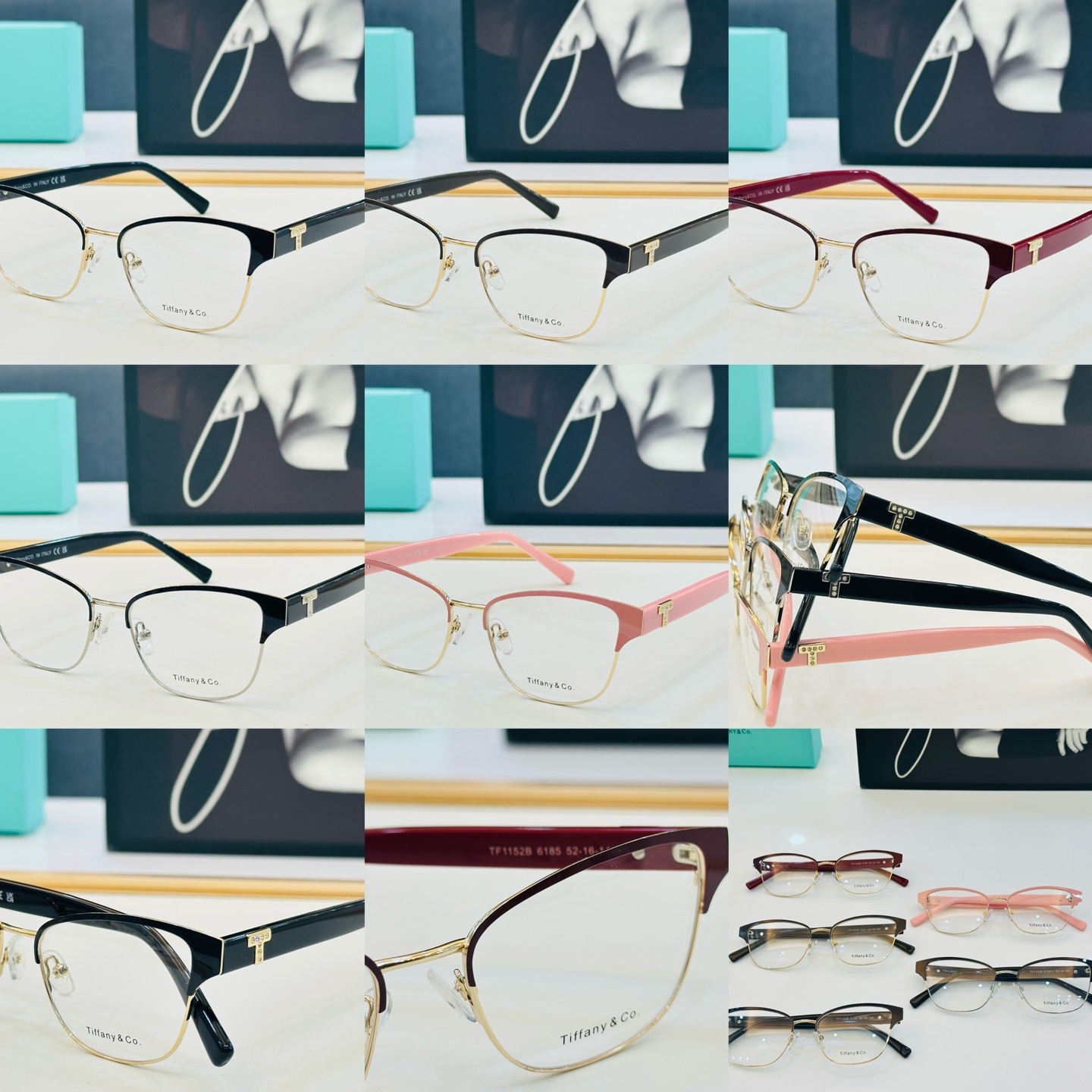 蒂芙家 Tiffany & CO. TF1152B   Size：52口16-140 时尚太阳镜架 👍J