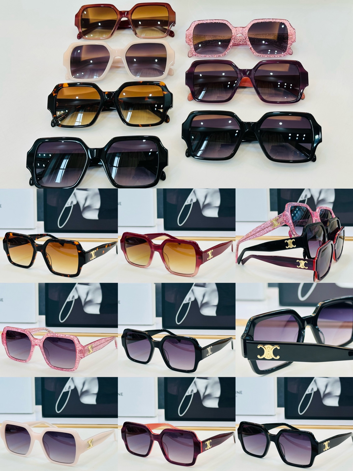 【CELINE】赛琳 CL50131  Size：54口19-145 一直热销的款式 质感强  L工艺超