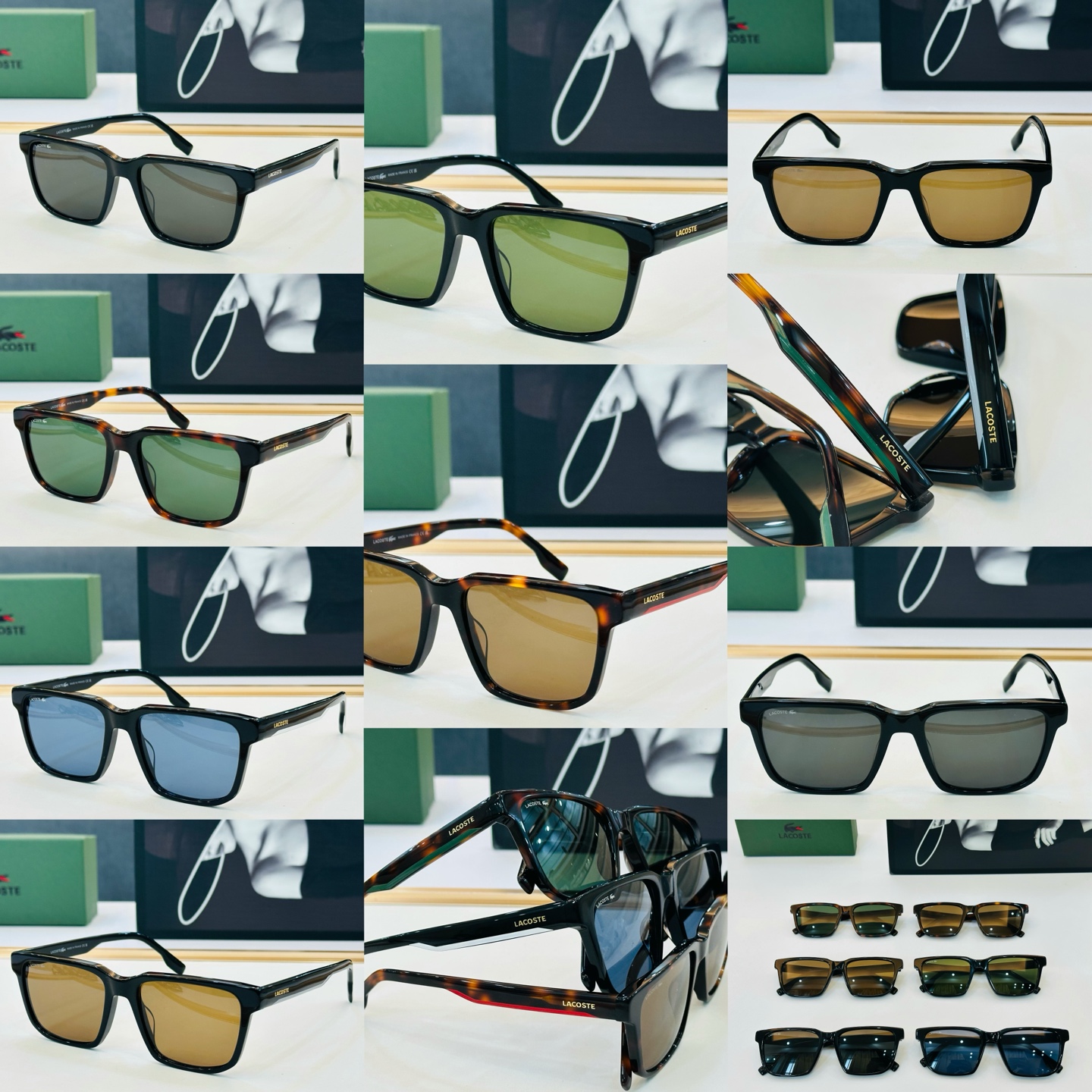 🆕 鳄鱼 LACOSTE 最新款L999S Size：55口18-145   💫💫时尚舒适  L💍太阳镜