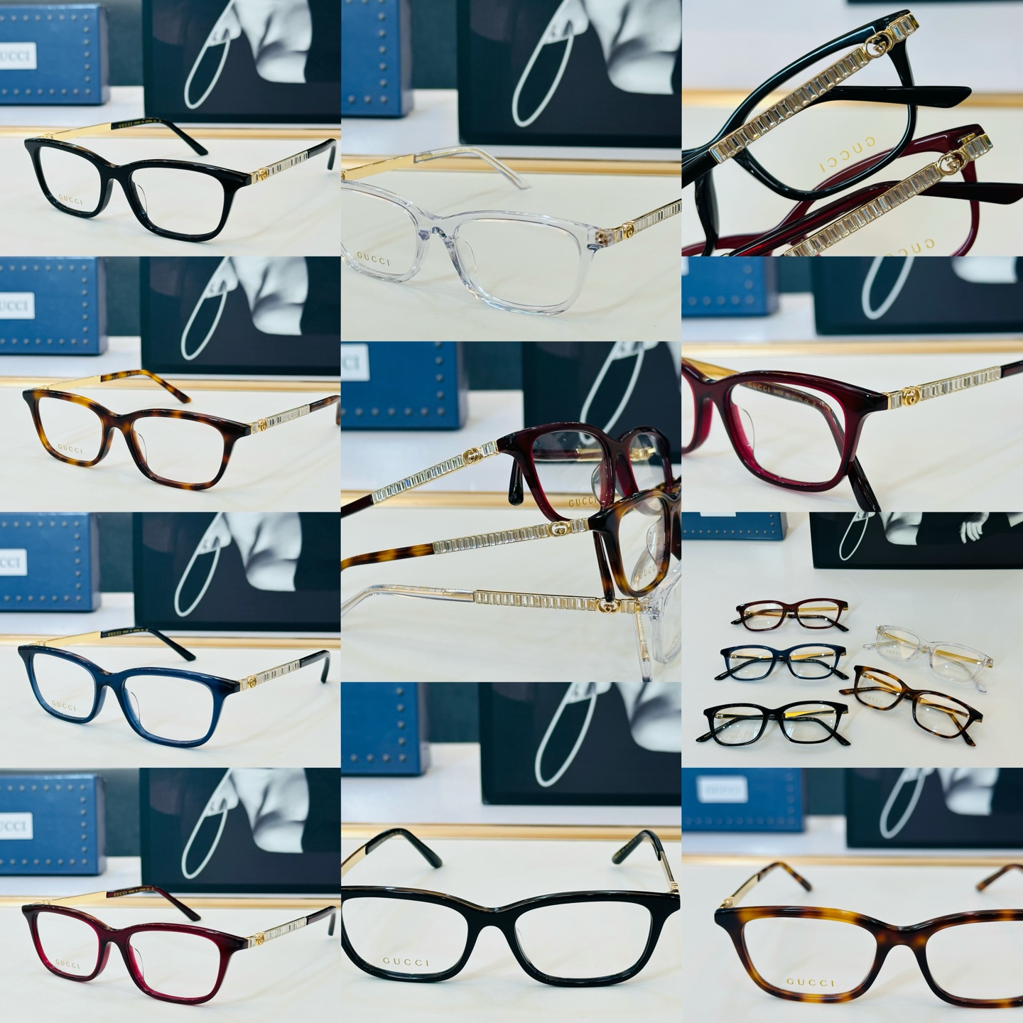 GUCC* 古家 GG2213S 🐝🐝系列 Size：52口16-145 🍁🍁 W超绝品质 。
