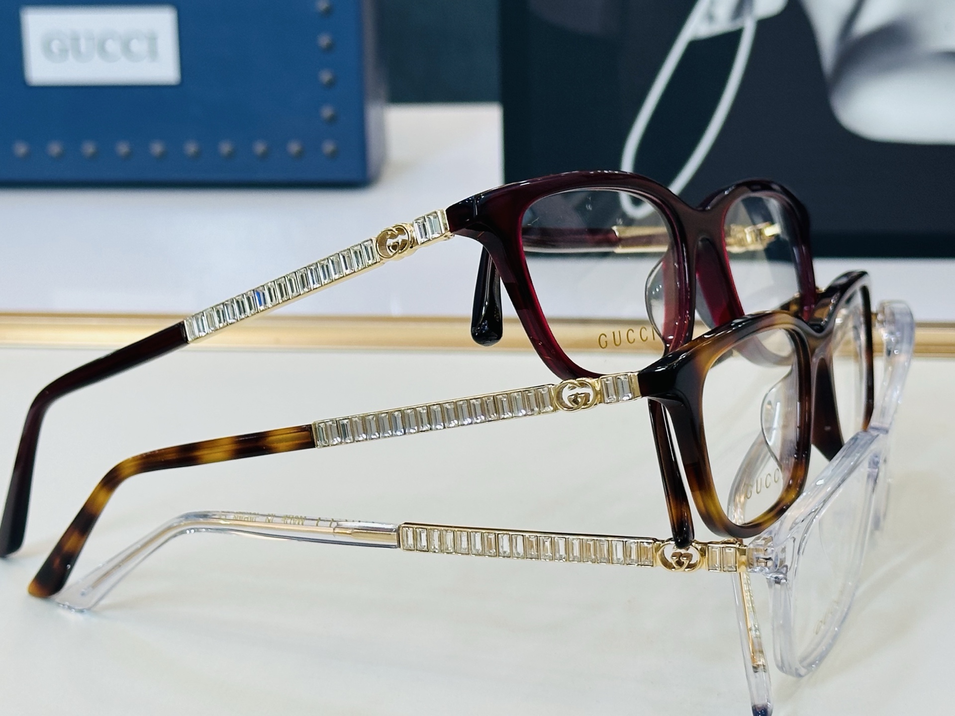 GUCC* 古家 GG2213S 🐝🐝系列 Size：52口16-145 🍁🍁 W超绝品质 。