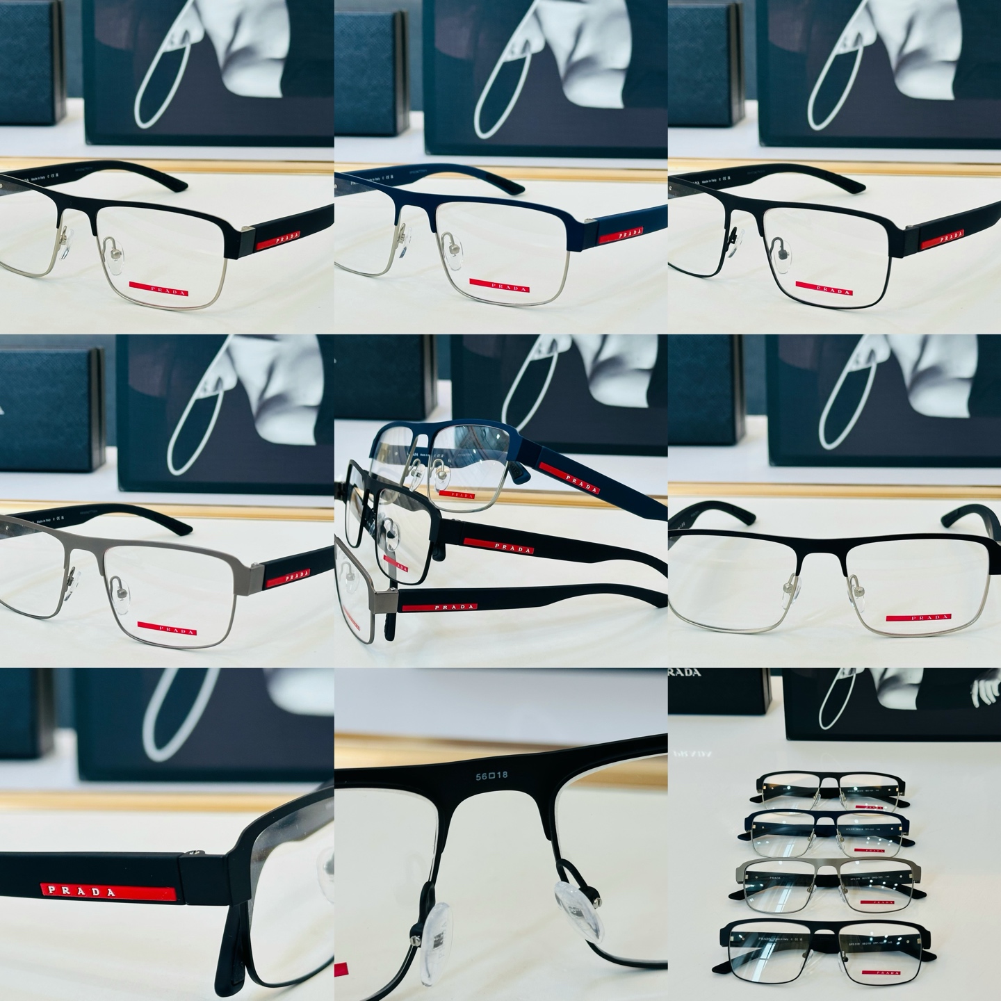 🔺PRAD*🔻普家 SPS51R Size：56口18-145 眼镜系列堪称精湛制作 彰显独特个 W 最