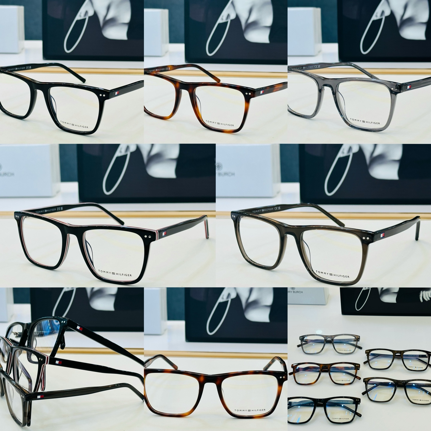 官网同步发售TOMMY HILFIGER 板材框 TH2131 SIZE：53口19-145 L简单大气