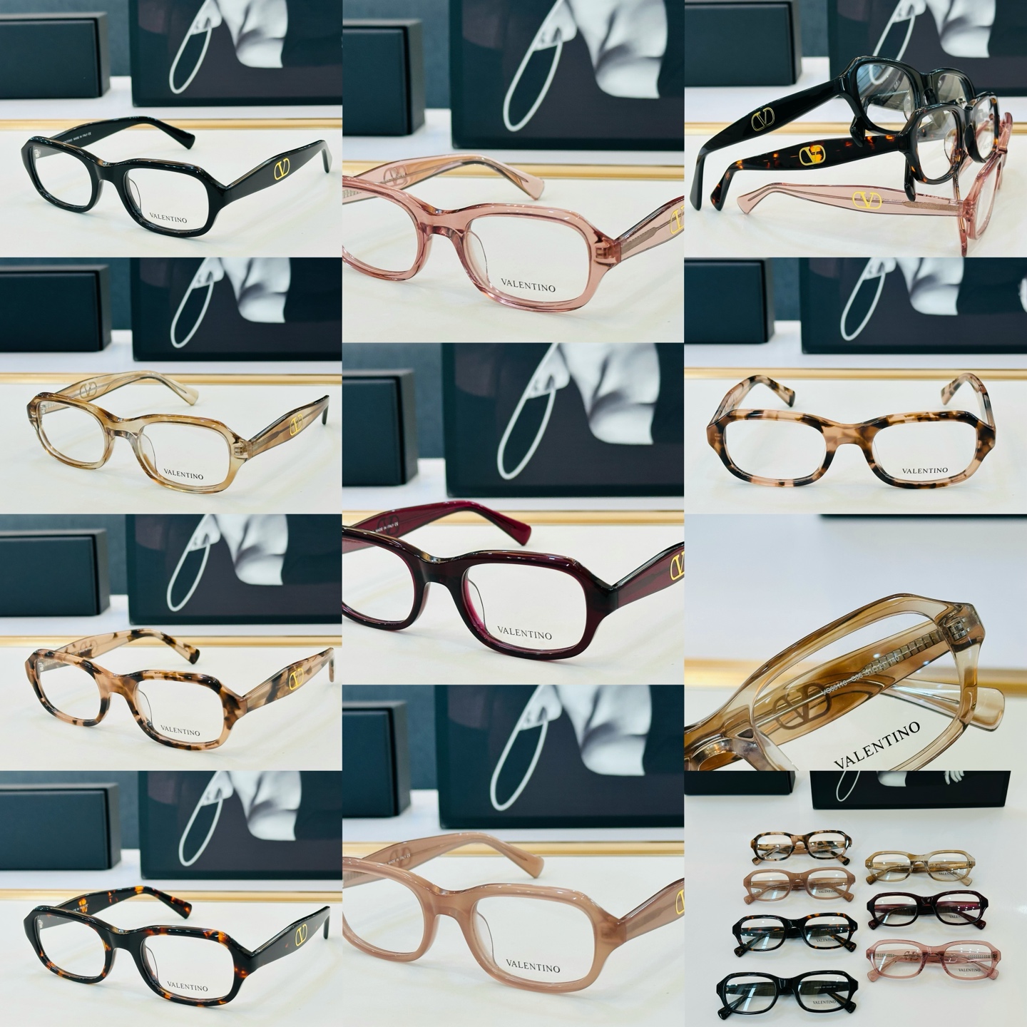 VALENYIN* 华伦天奴 VG00110   Size：51口21-140  🔝🔝流行框架 L😍个性