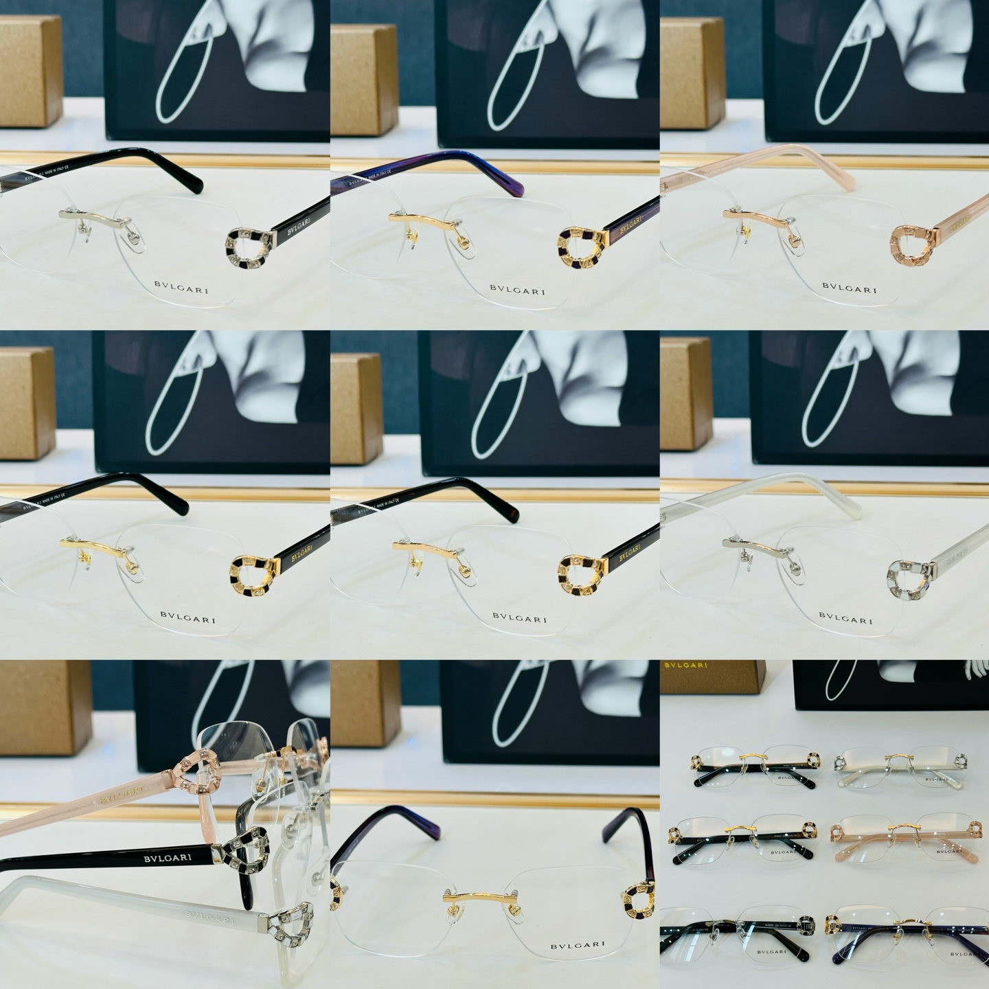 🆕款 官网同售 宝格家 BV50091  👍 Size ：54口18-140 绝对要买😎品质非常完美 L