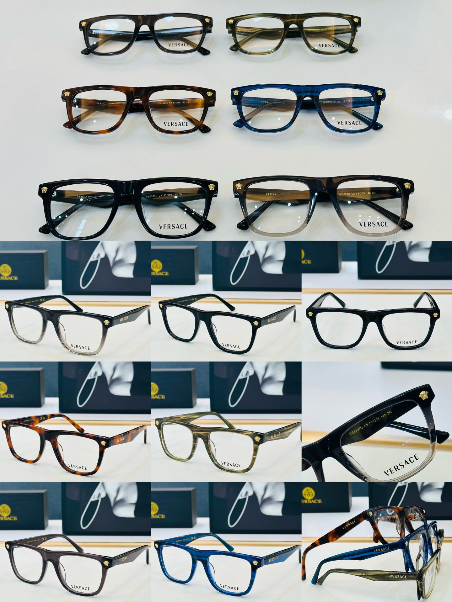 🎉🎉范思家 VERSACE✨✨✨MODEL：VE3397U Size：53口19-145     ✨J有范 