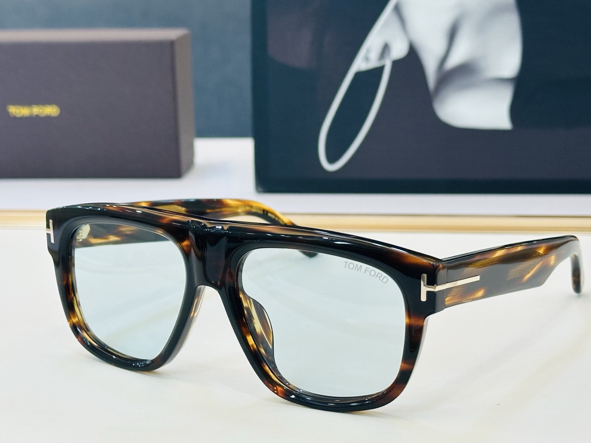 TOM TORD TF1201 Size：56口18-140 汤姆家 内透明金属  H高品质 