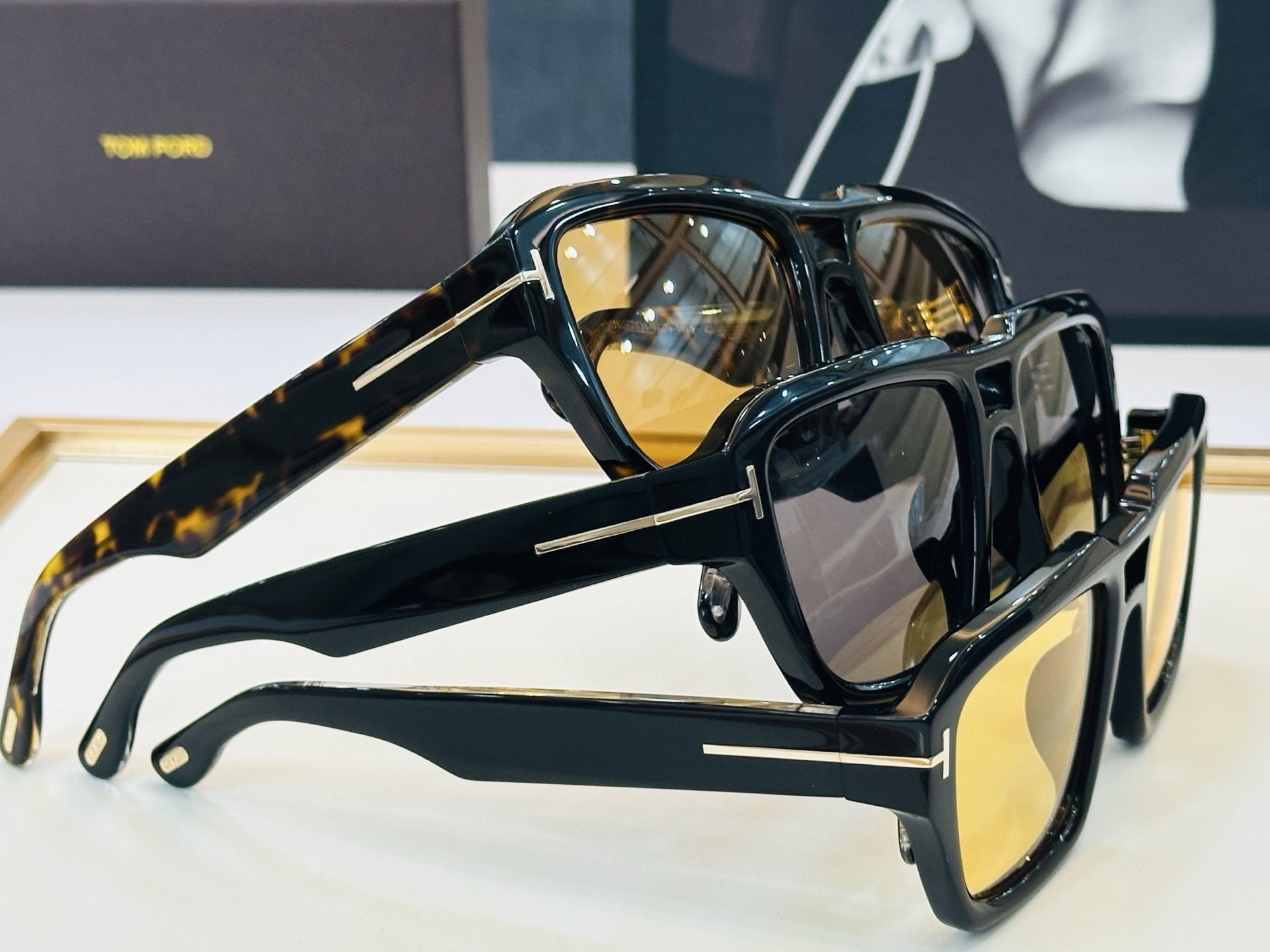 TOM TORD TF1202 Size：56口19-140 汤姆家 内透明金属  H高品质 
